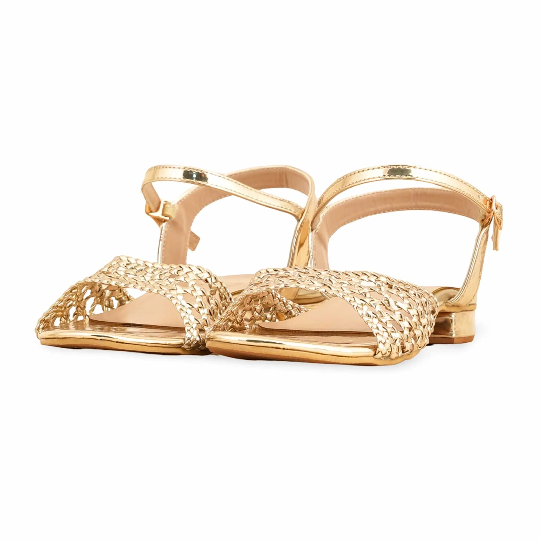 Golden Formal Sandal FR5365 - Image 3