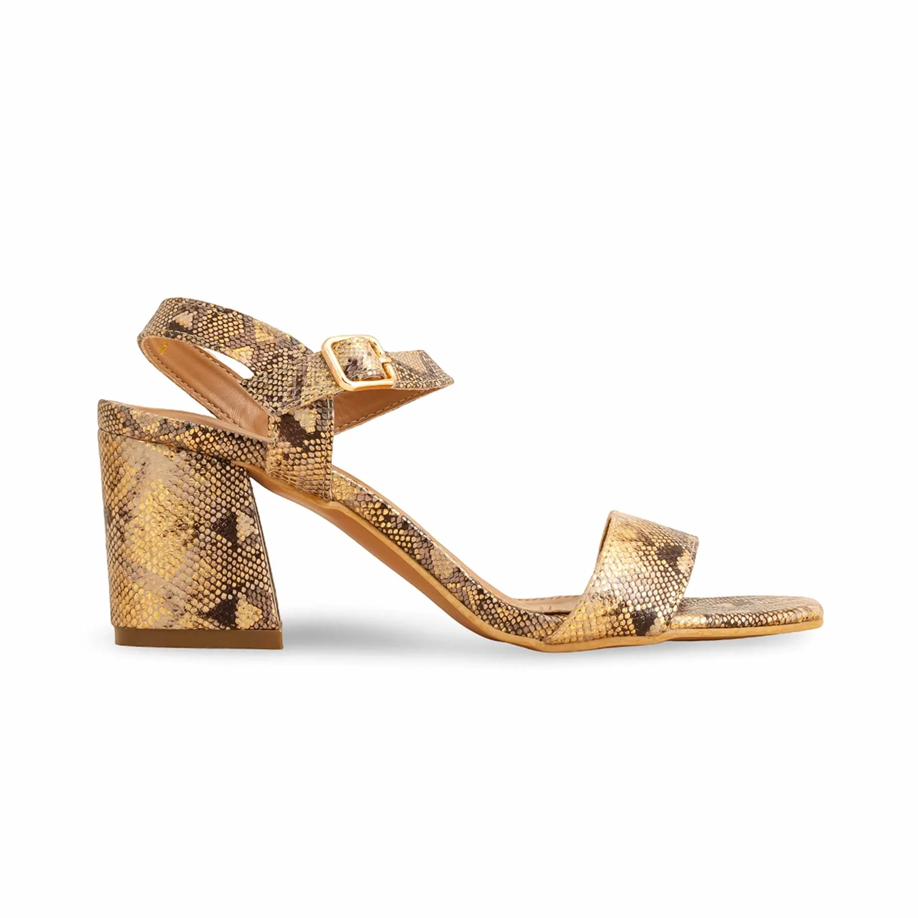 Golden Formal Sandal FR5408 - Image 2