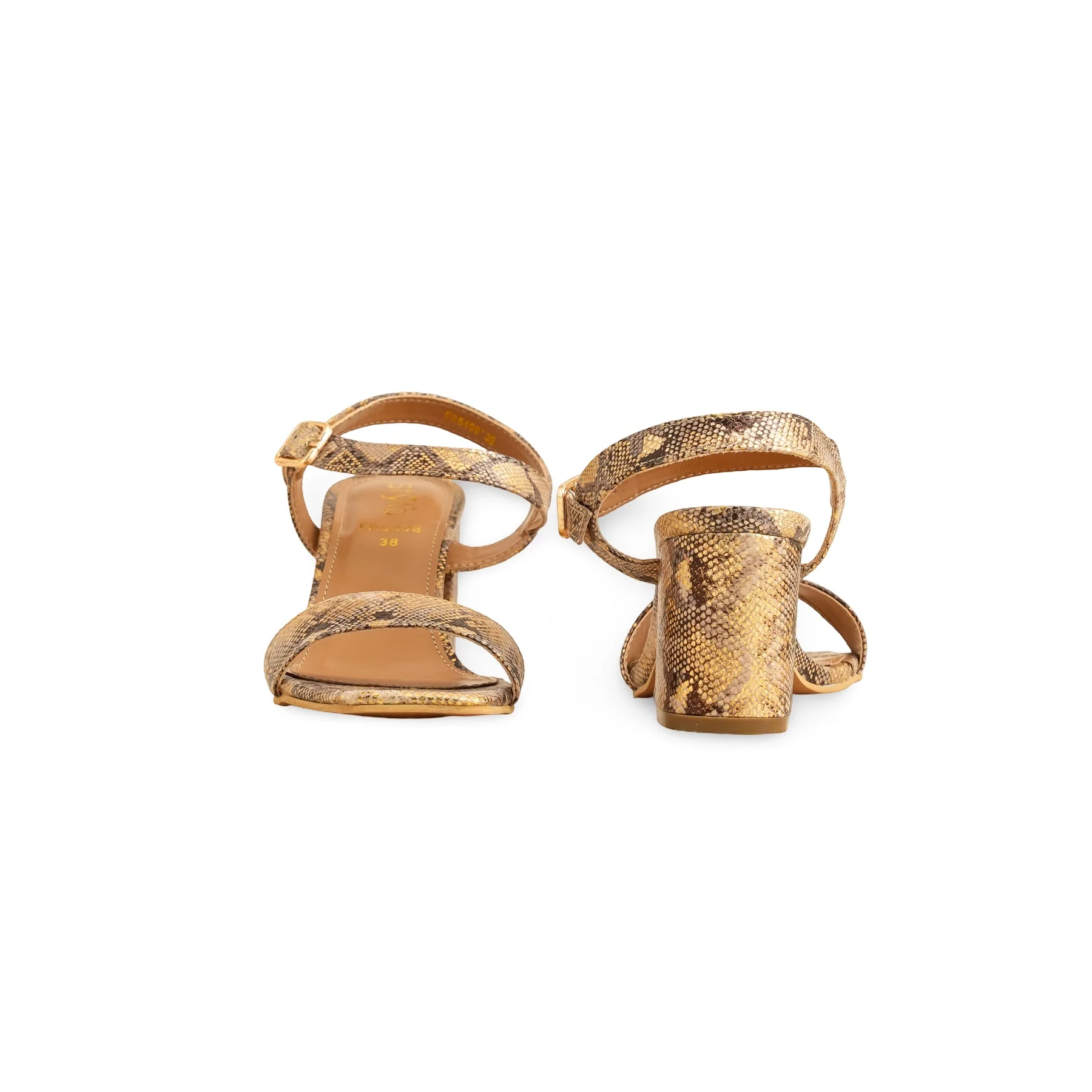 Golden Formal Sandal FR5408 - Image 4