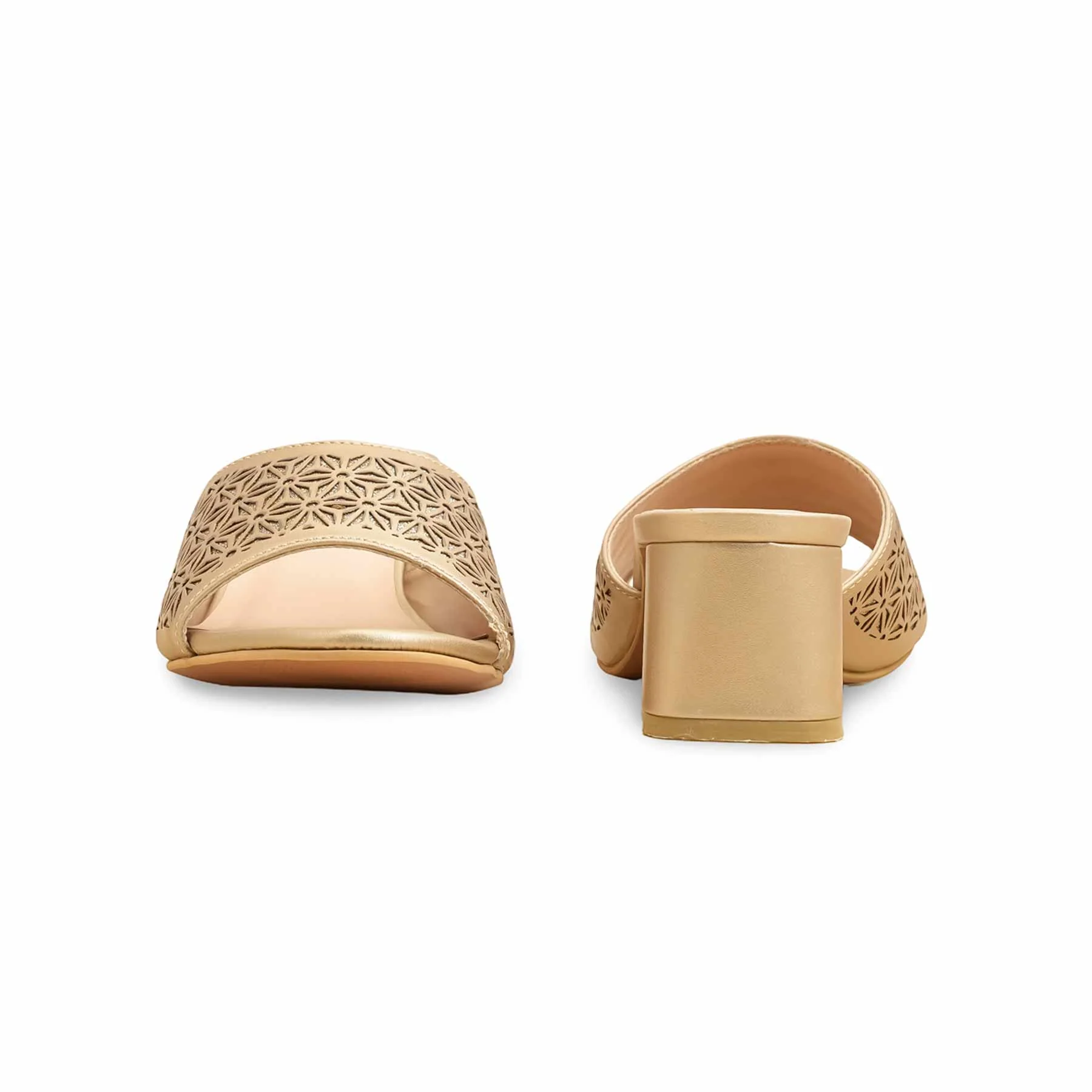 Golden Formal Slipper FR5466 - Image 4