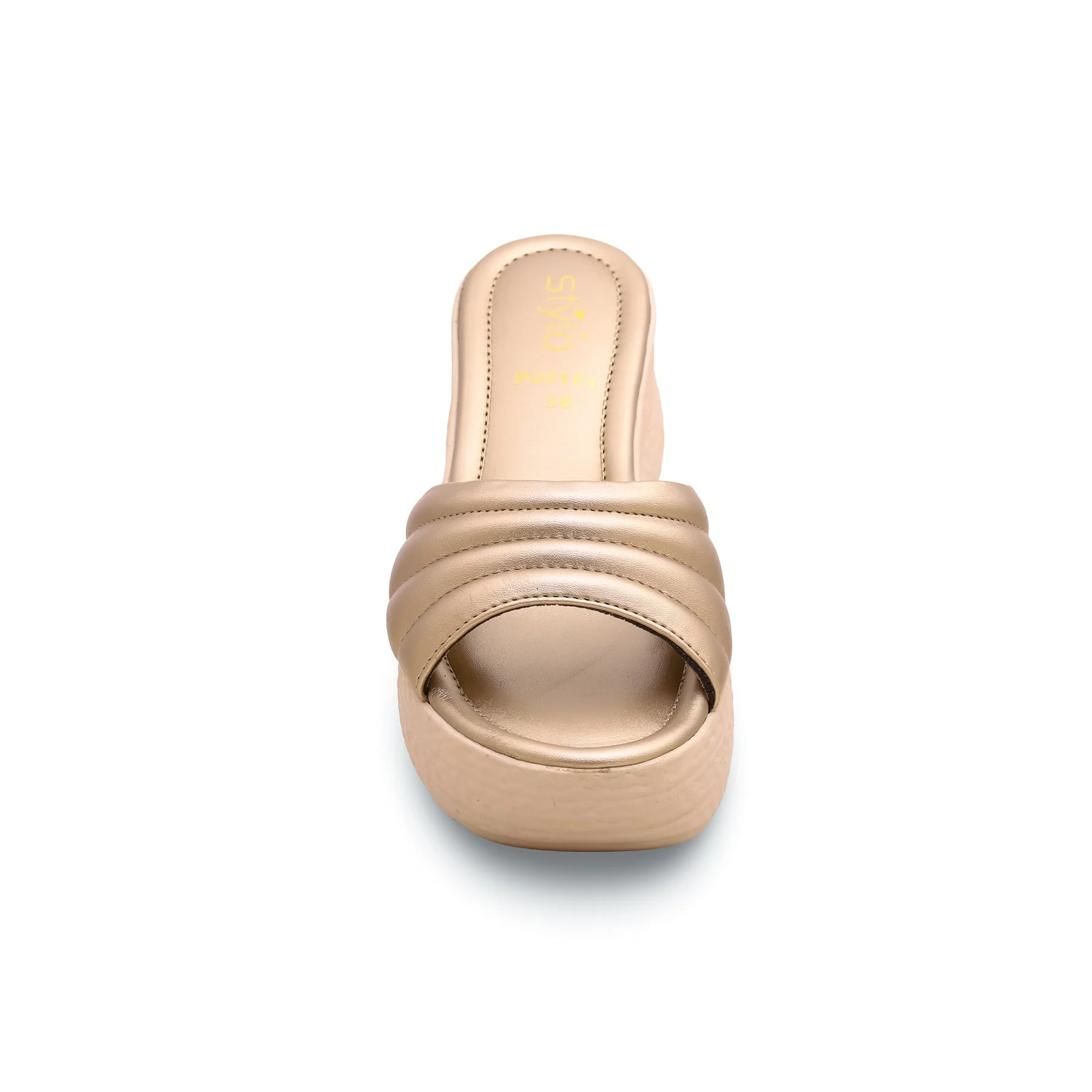 Golden Formal Sandal PU0181 - Image 3