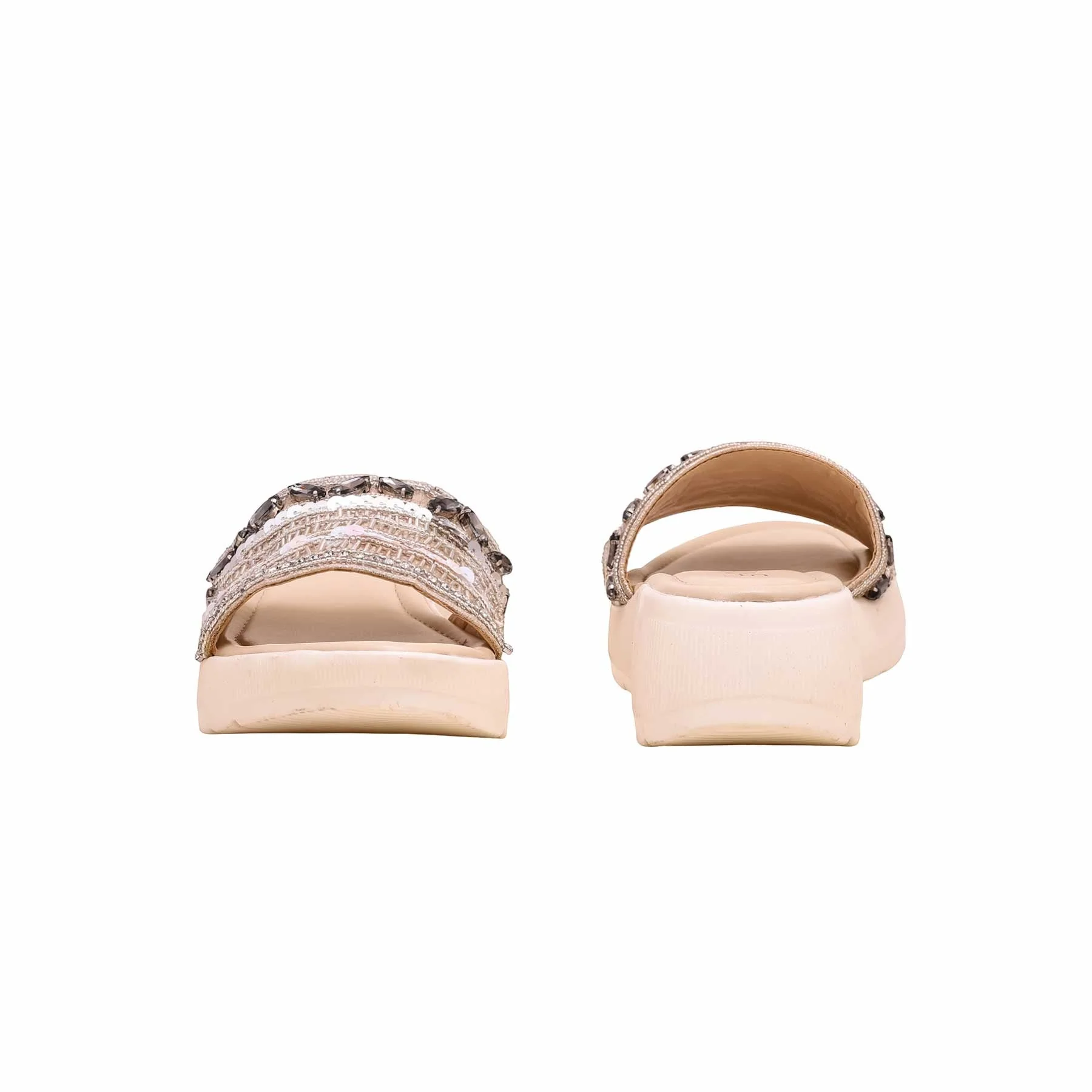 Golden Formal Sandal PU0419 - Image 3