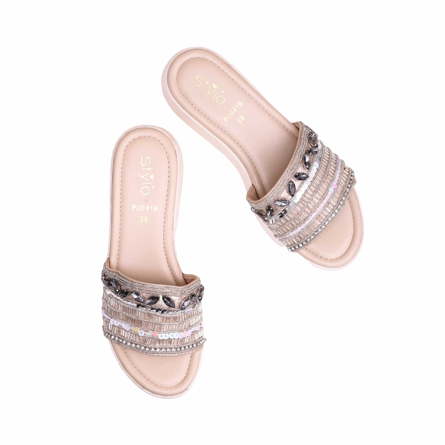 Golden Formal Sandal PU0419 - Image 4