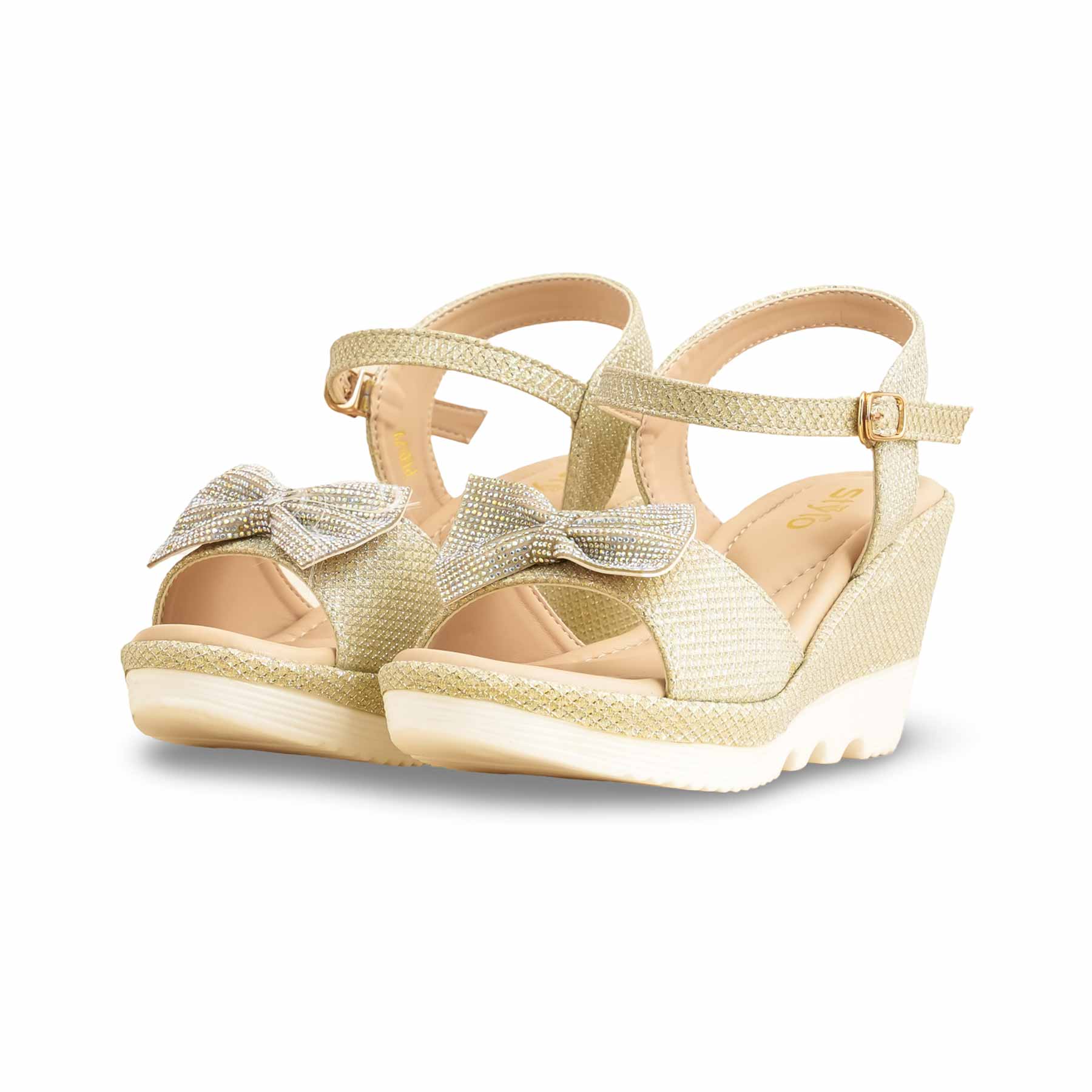 Golden Formal Sandal PU0479 - Image 3