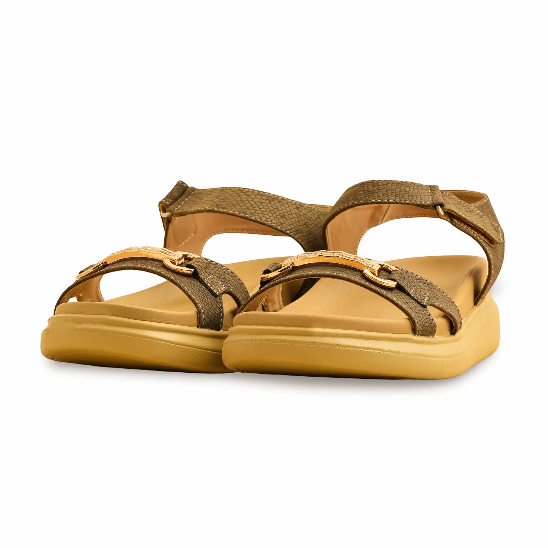 Golden Formal Sandal PU0563 - Image 3