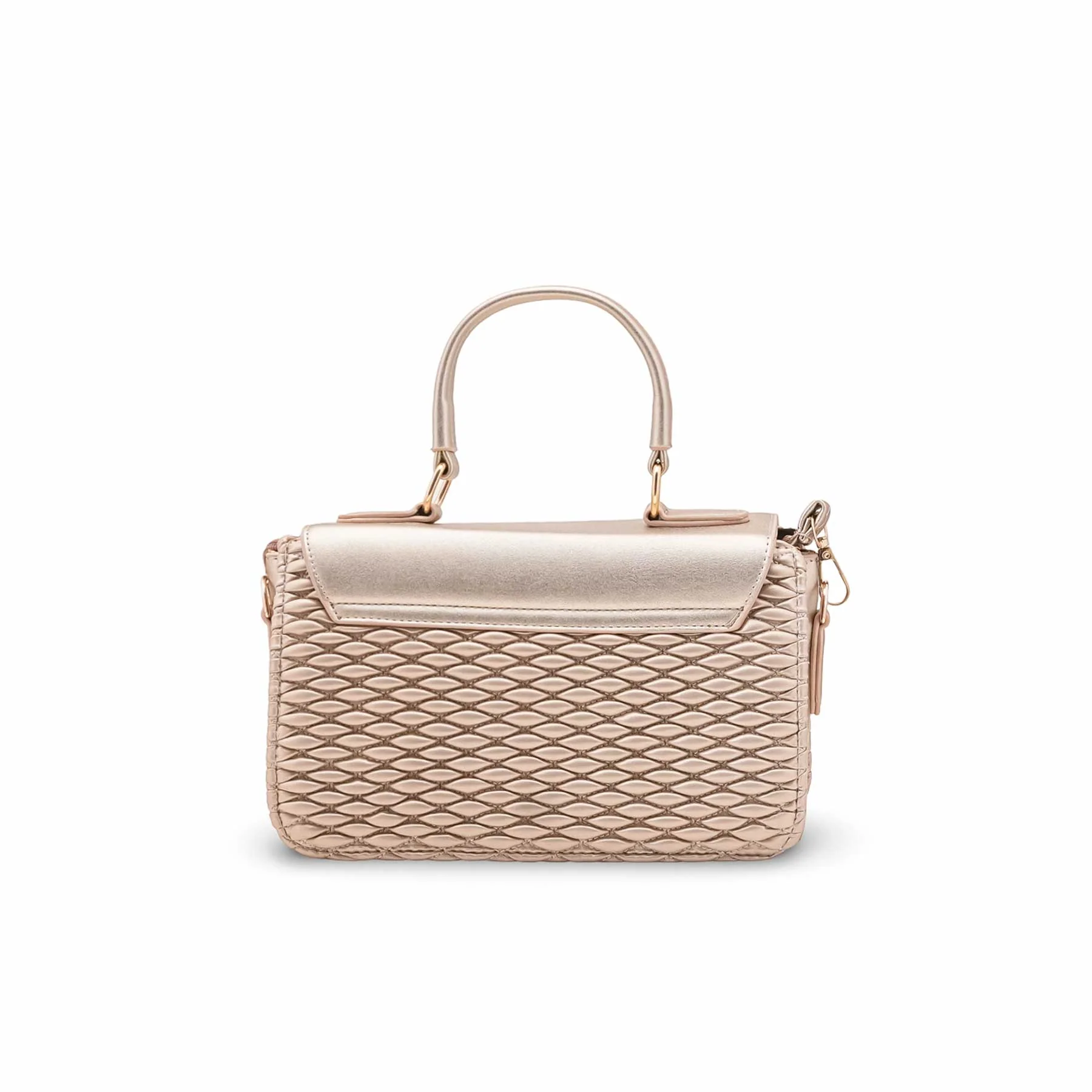 Golden Formal Shoulder Bag For Ladies P55856 - Image 4
