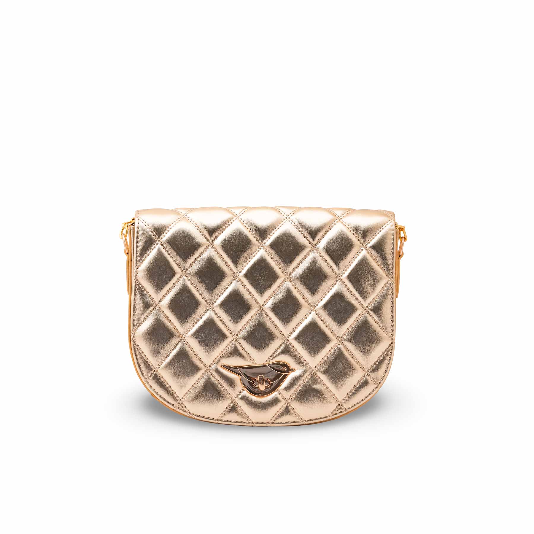Golden Formal Shoulder Bag For Ladies P55878 - Image 2