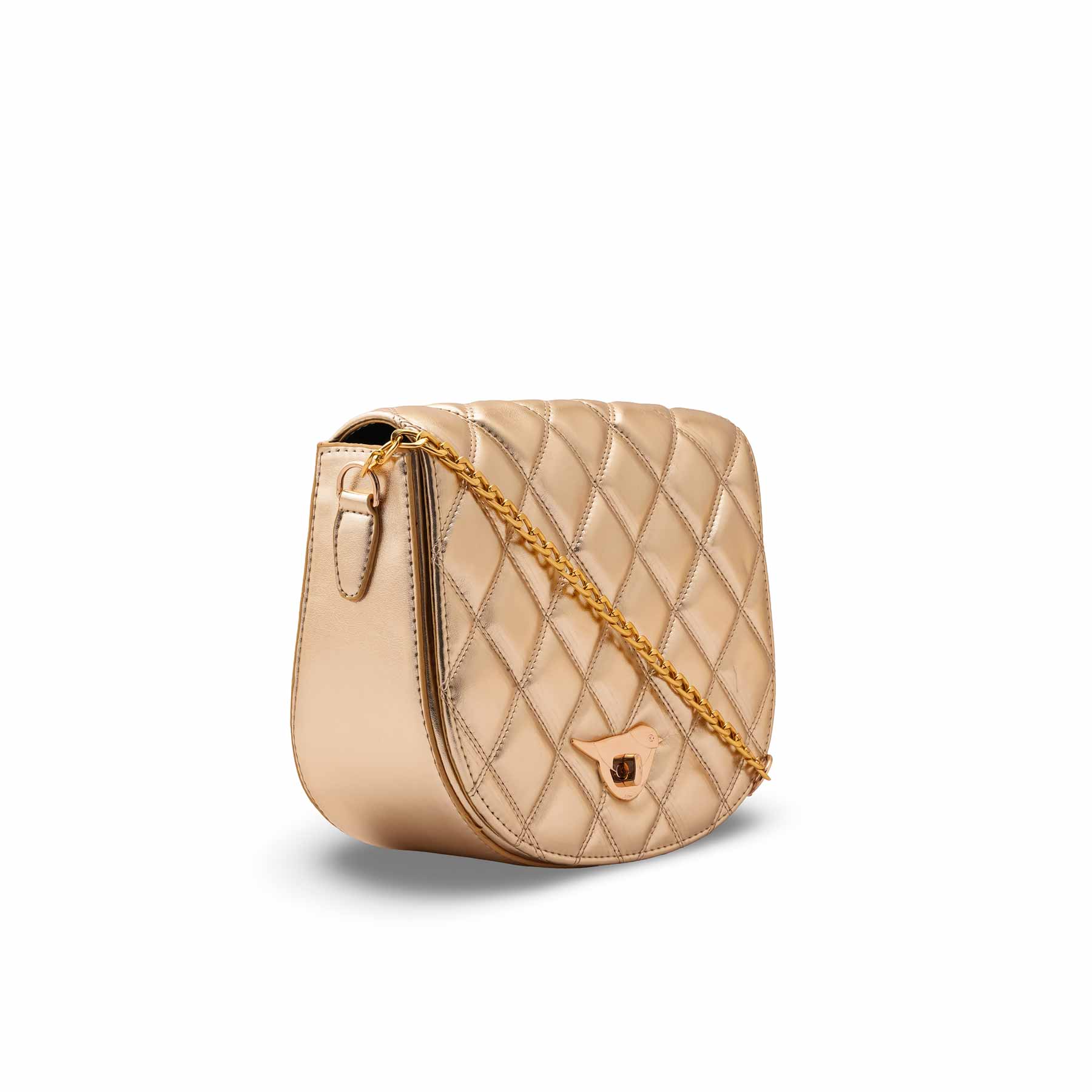 Golden Formal Shoulder Bag For Ladies P55878 - Image 3