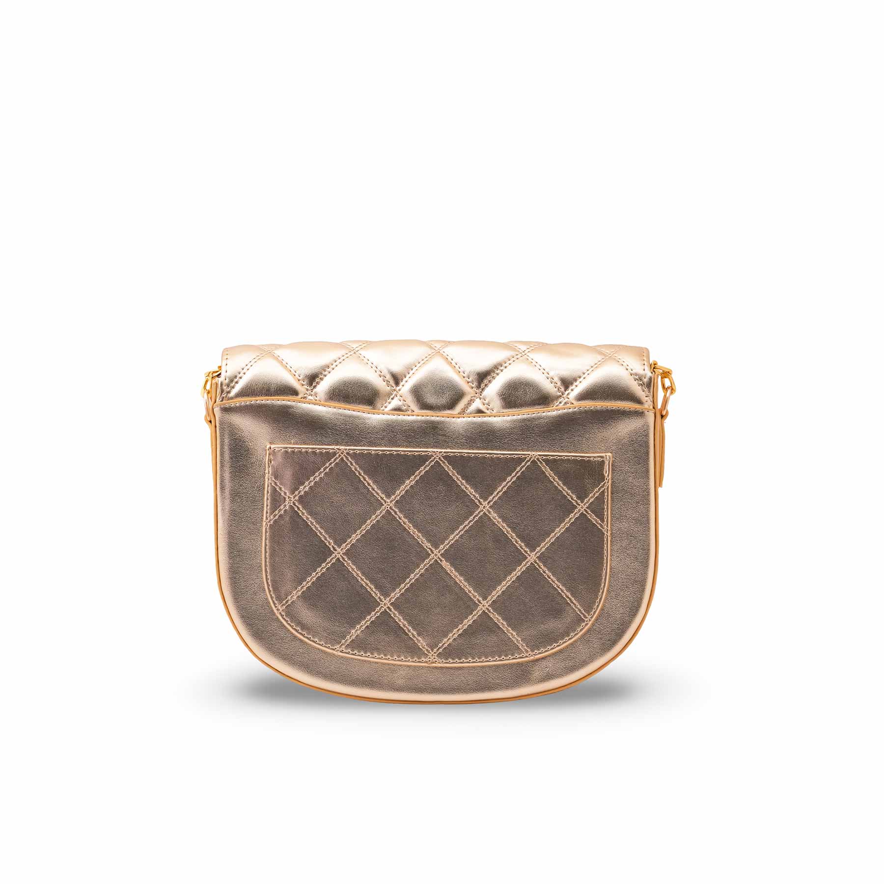 Golden Formal Shoulder Bag For Ladies P55878 - Image 4