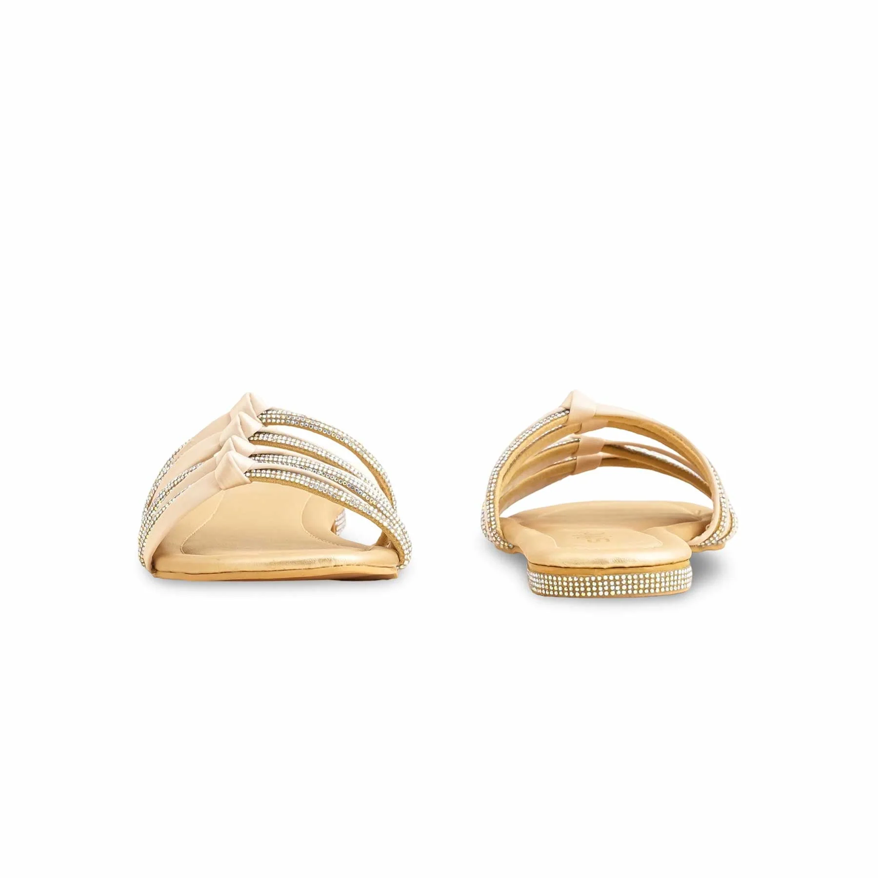 Golden Formal Slipper For Ladies FR8302 - Image 4