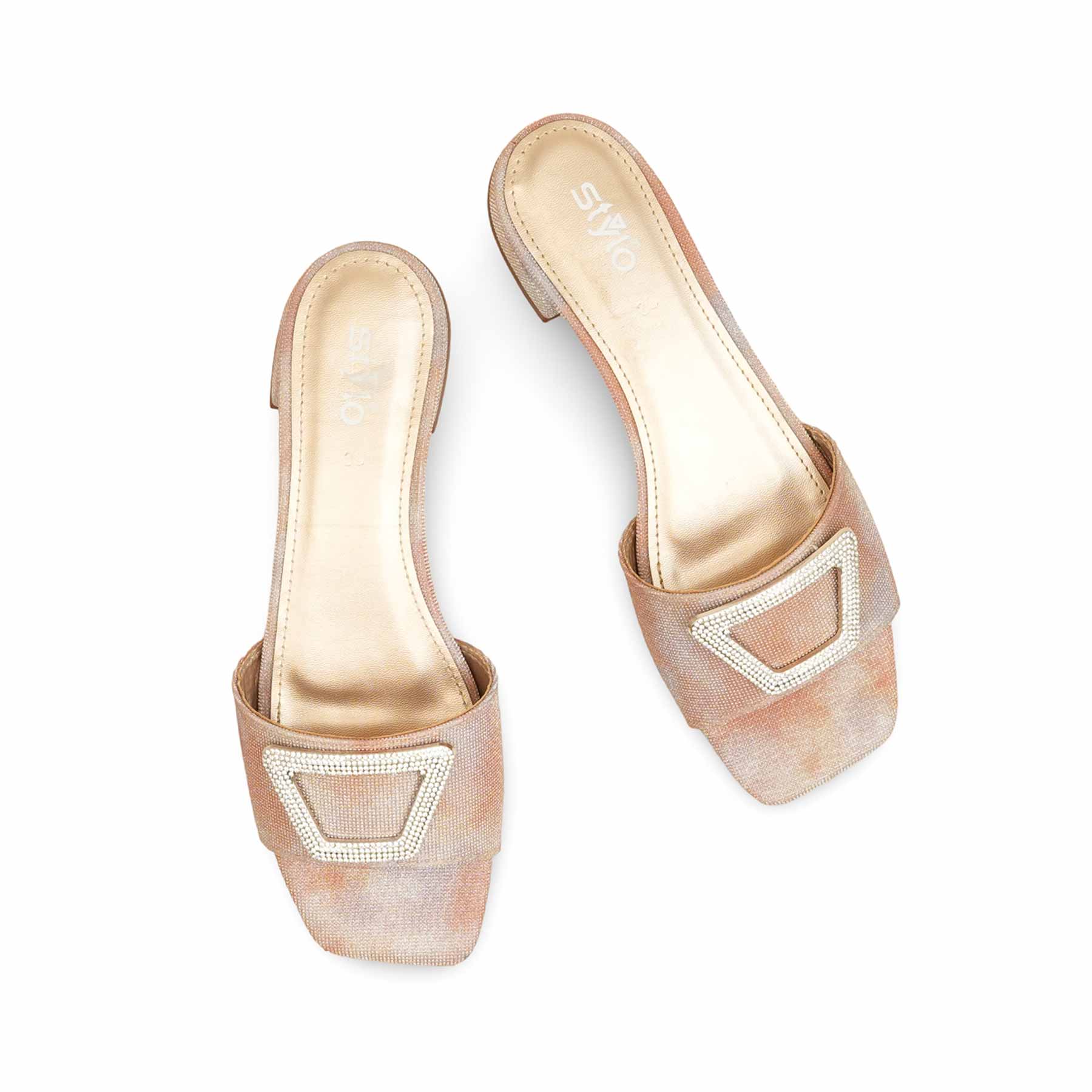 Golden Formal Slipper For Women FRS002 - Image 5
