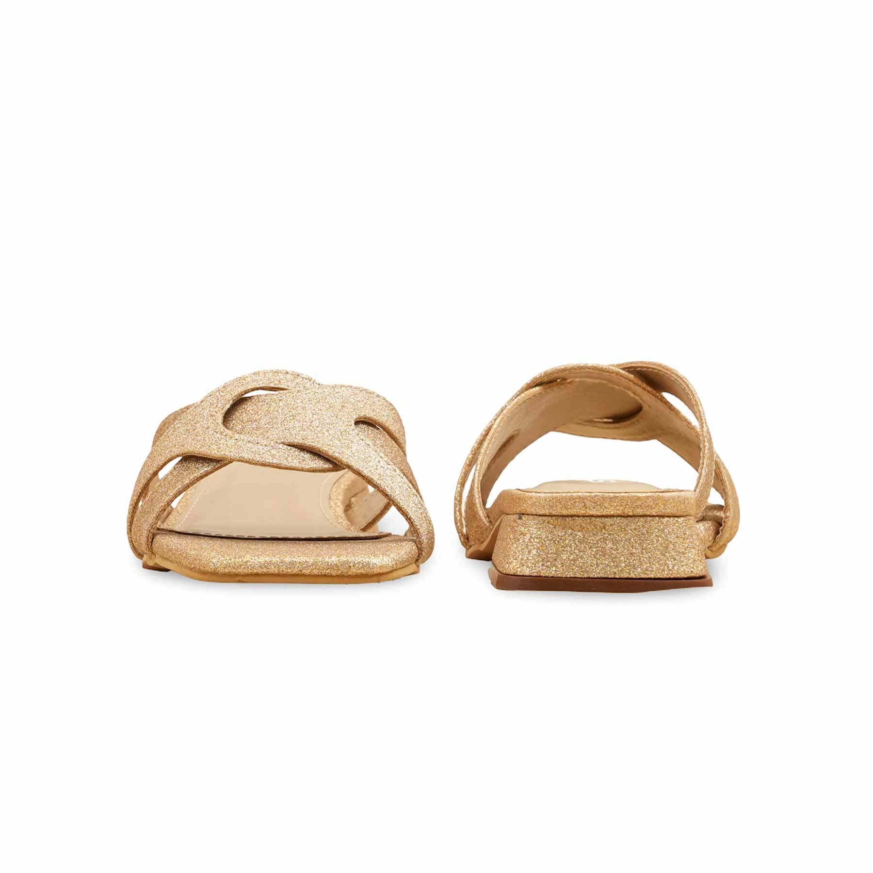 Golden Formal Slipper For Women FRS003 - Image 4