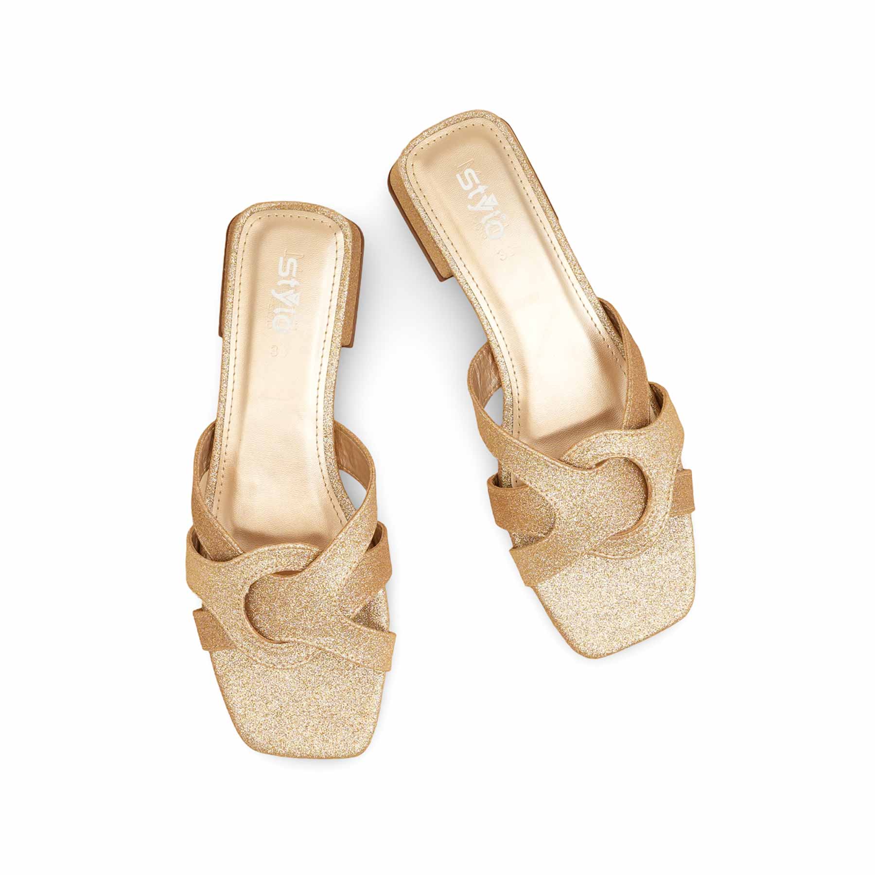 Golden Formal Slipper For Women FRS003 - Image 5