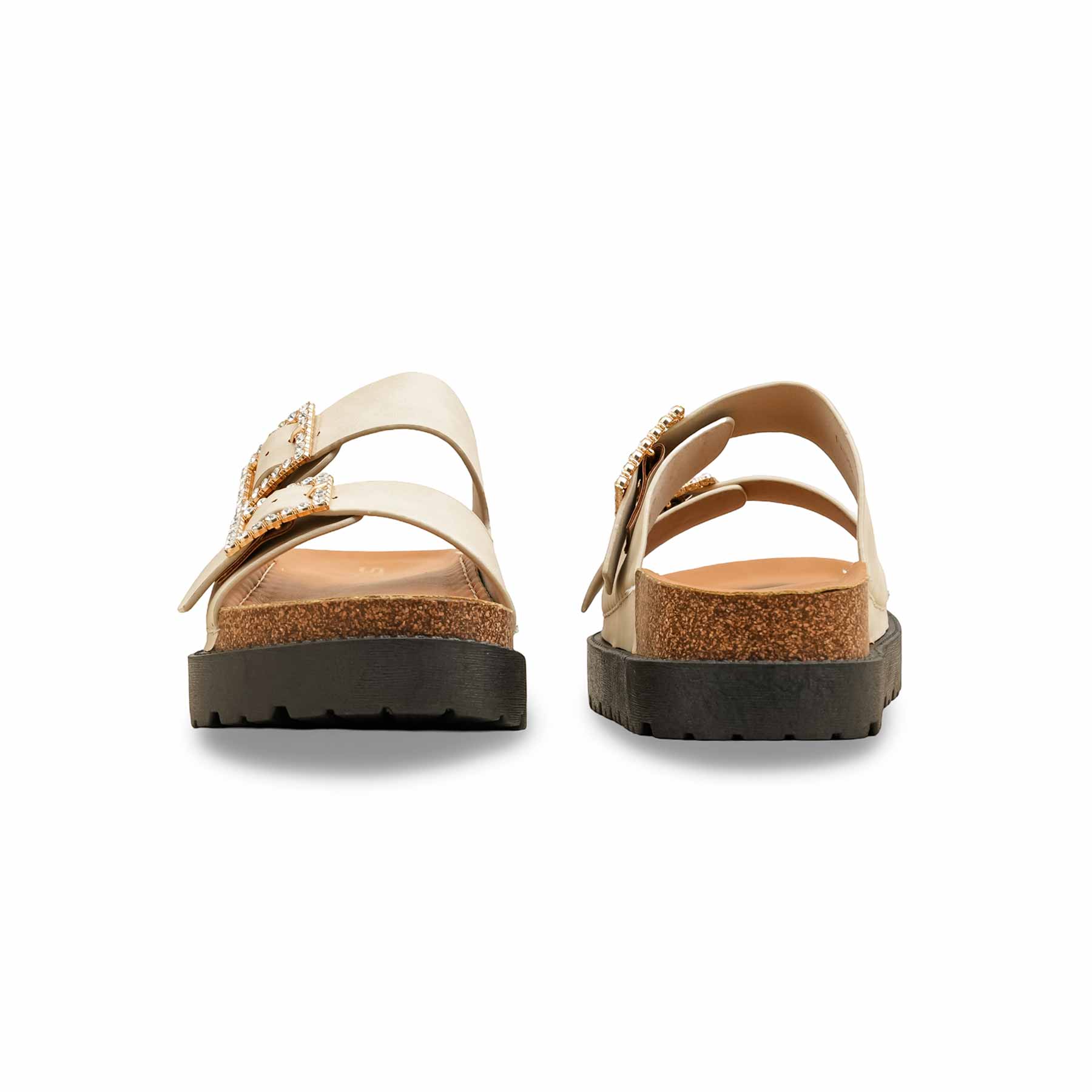 Golden Formal Slipper For Women PU0392 - Image 4