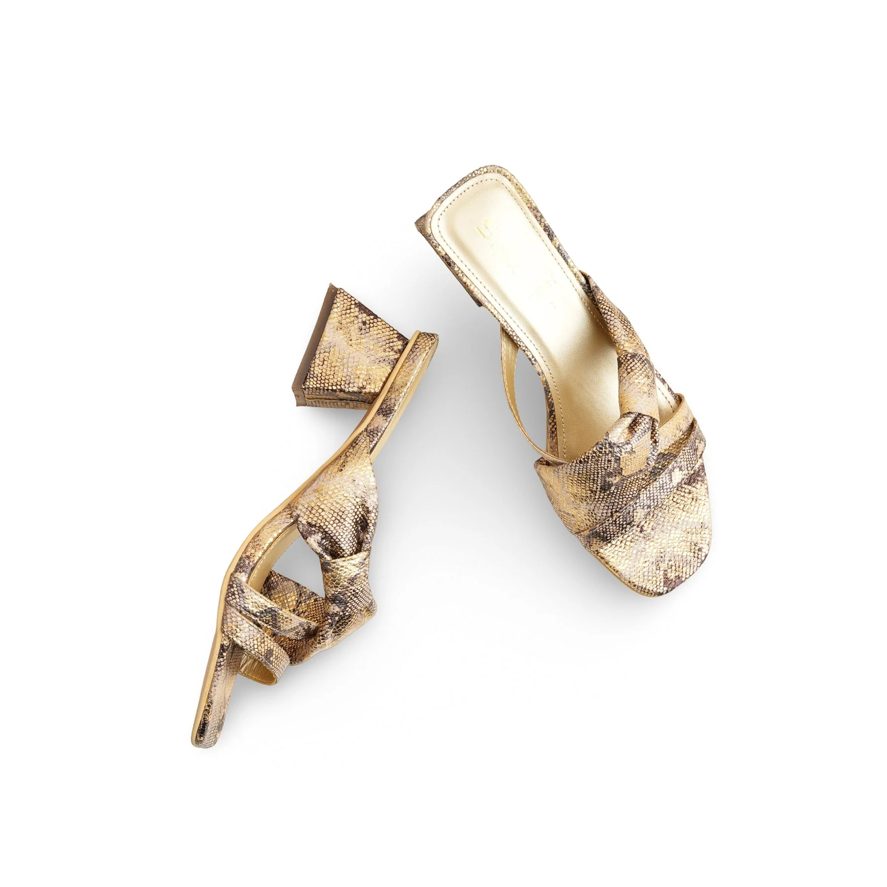 Golden Formal Slipper FR8331 - Image 5