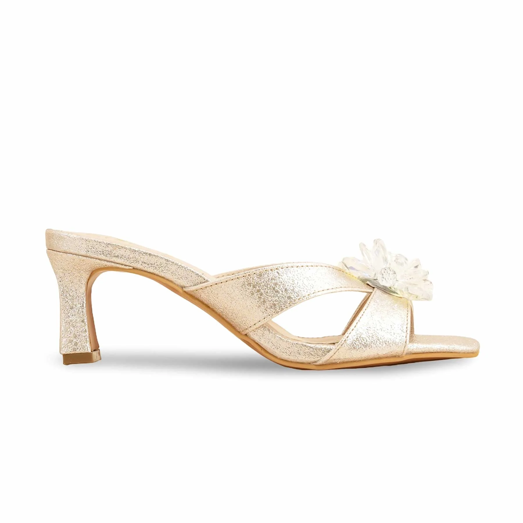 Golden Formal Slipper FR8390 - Image 2