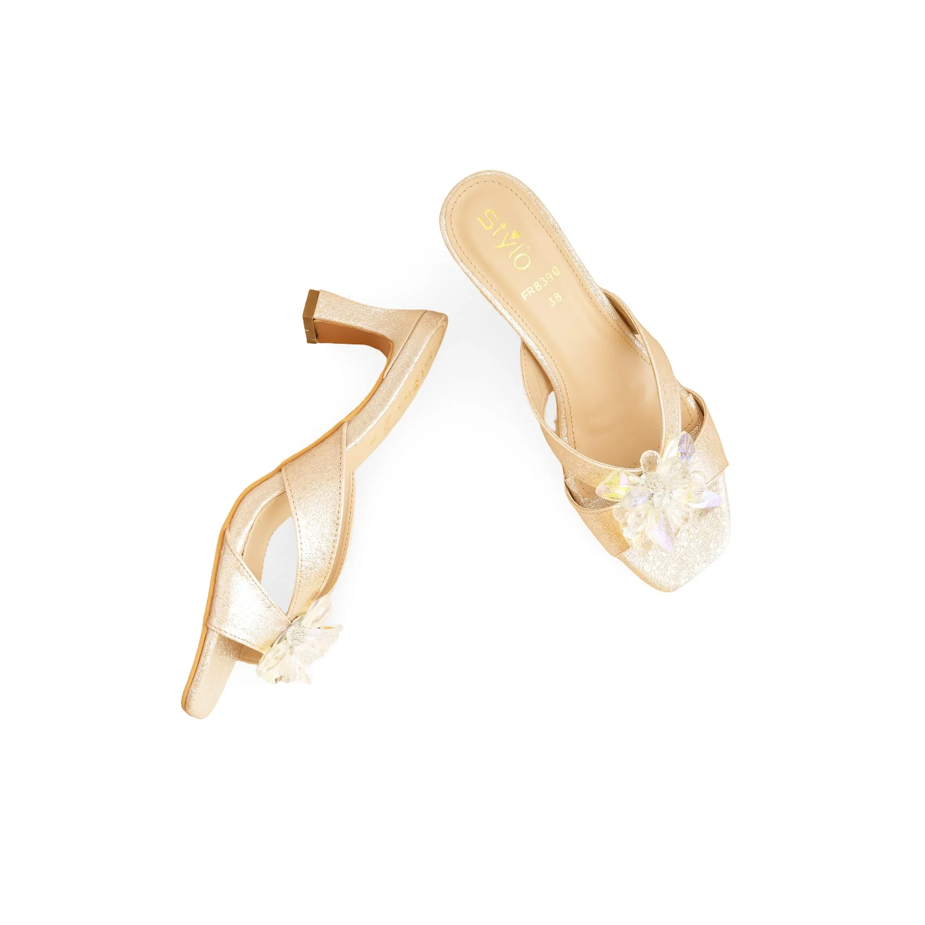 Golden Formal Slipper FR8390 - Image 5
