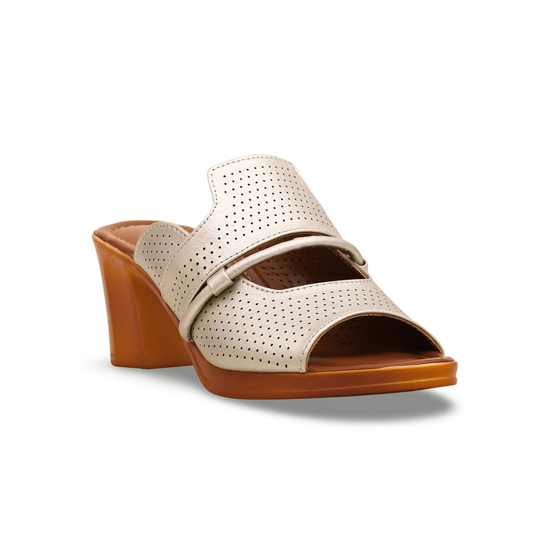 Golden Formal Slipper PU0123 - Image 2