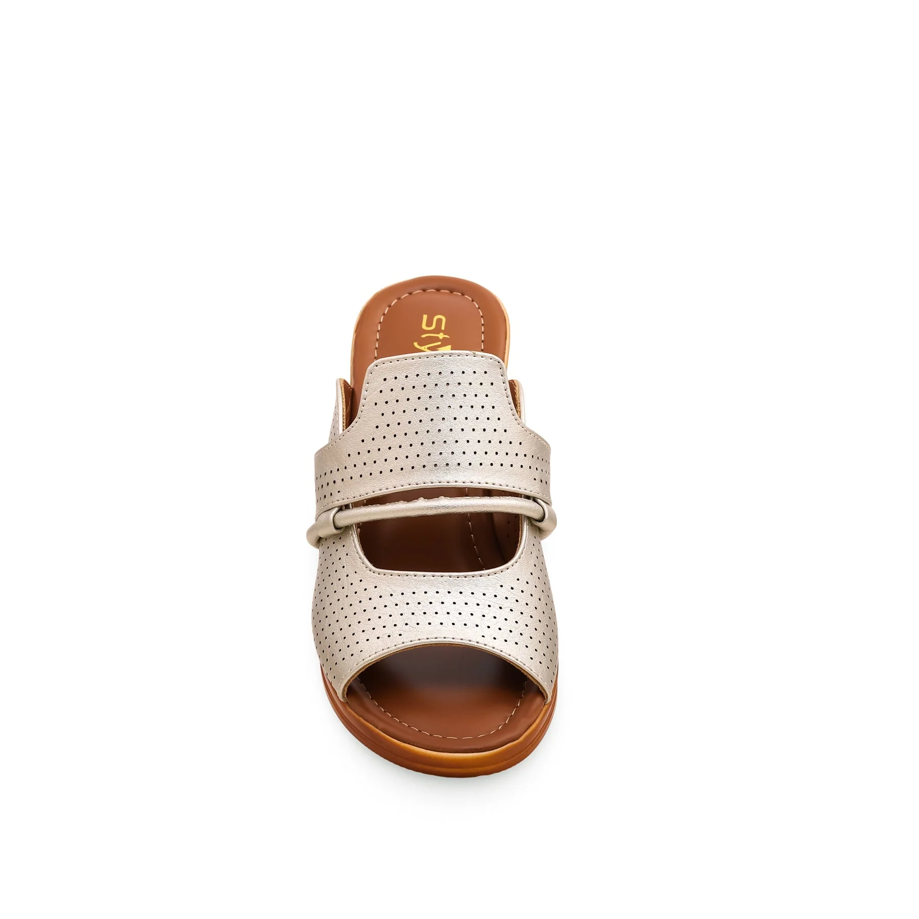 Golden Formal Slipper PU0123 - Image 3