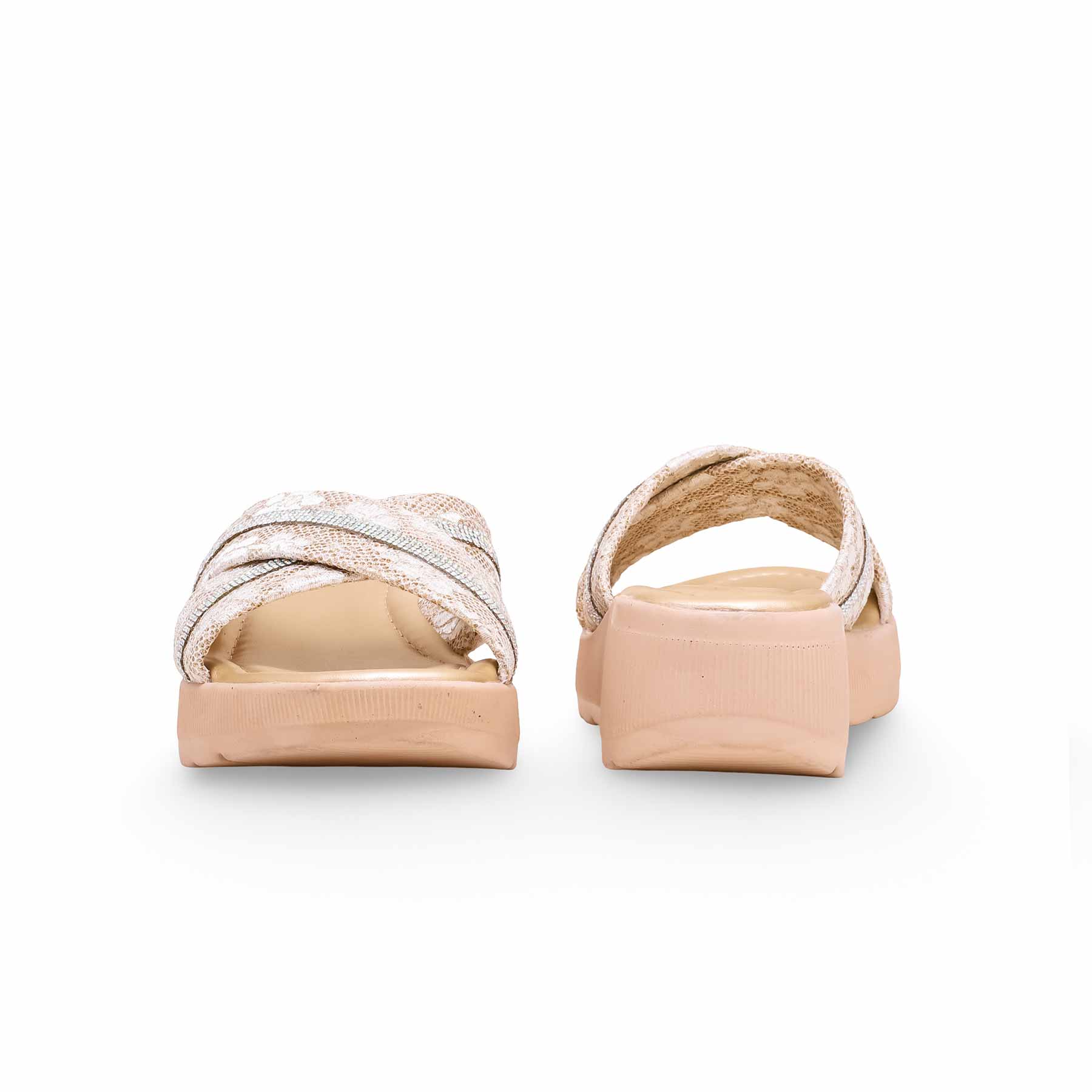 Golden Formal Slipper PU0255 - Image 3