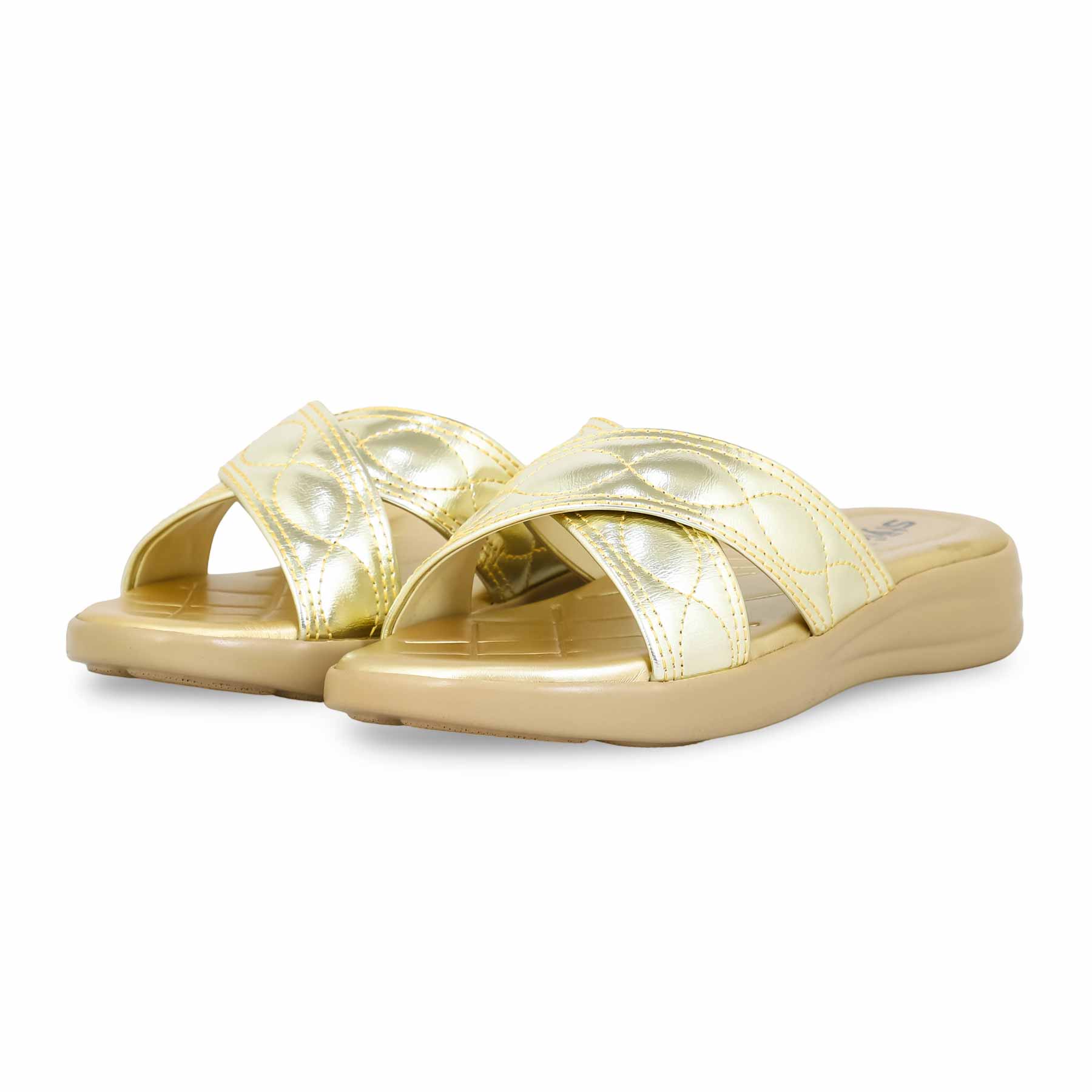 Golden Formal Slipper PU0486 - Image 3