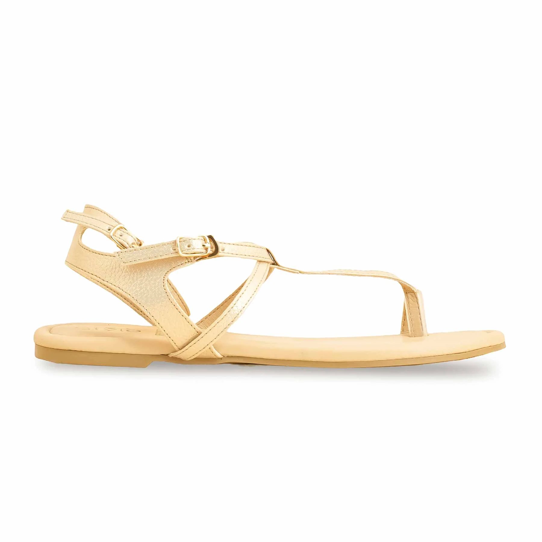 Golden Formal Women Sandal FR5397 - Image 2