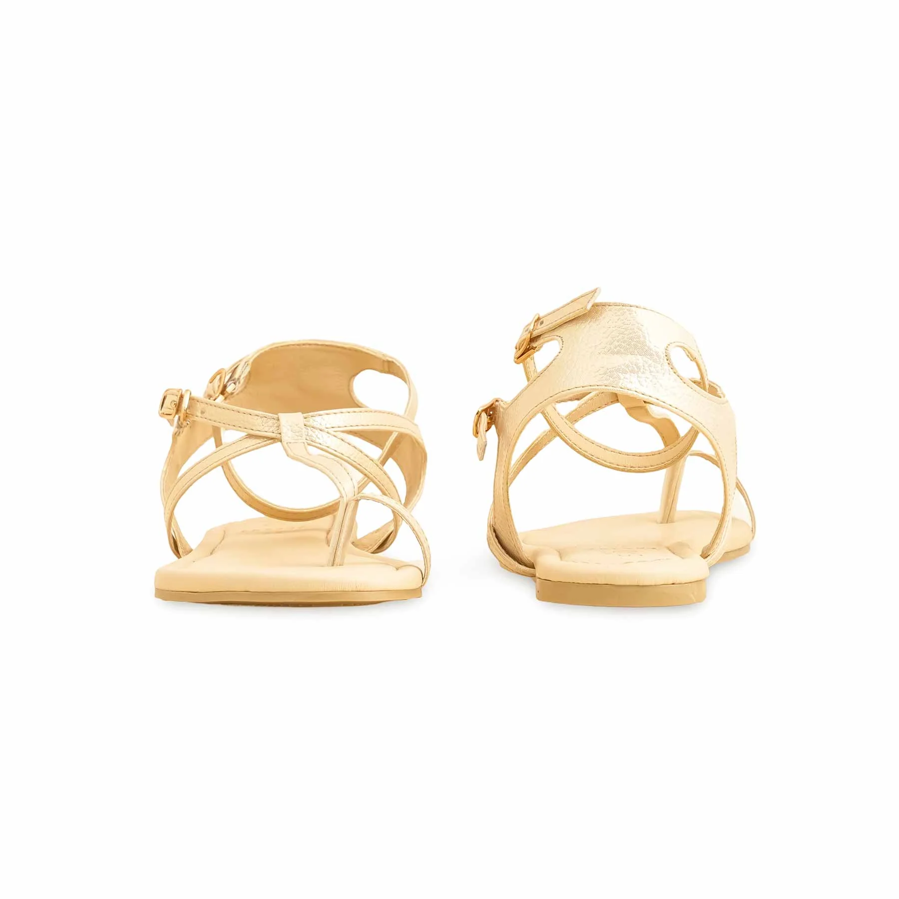 Golden Formal Women Sandal FR5397 - Image 4