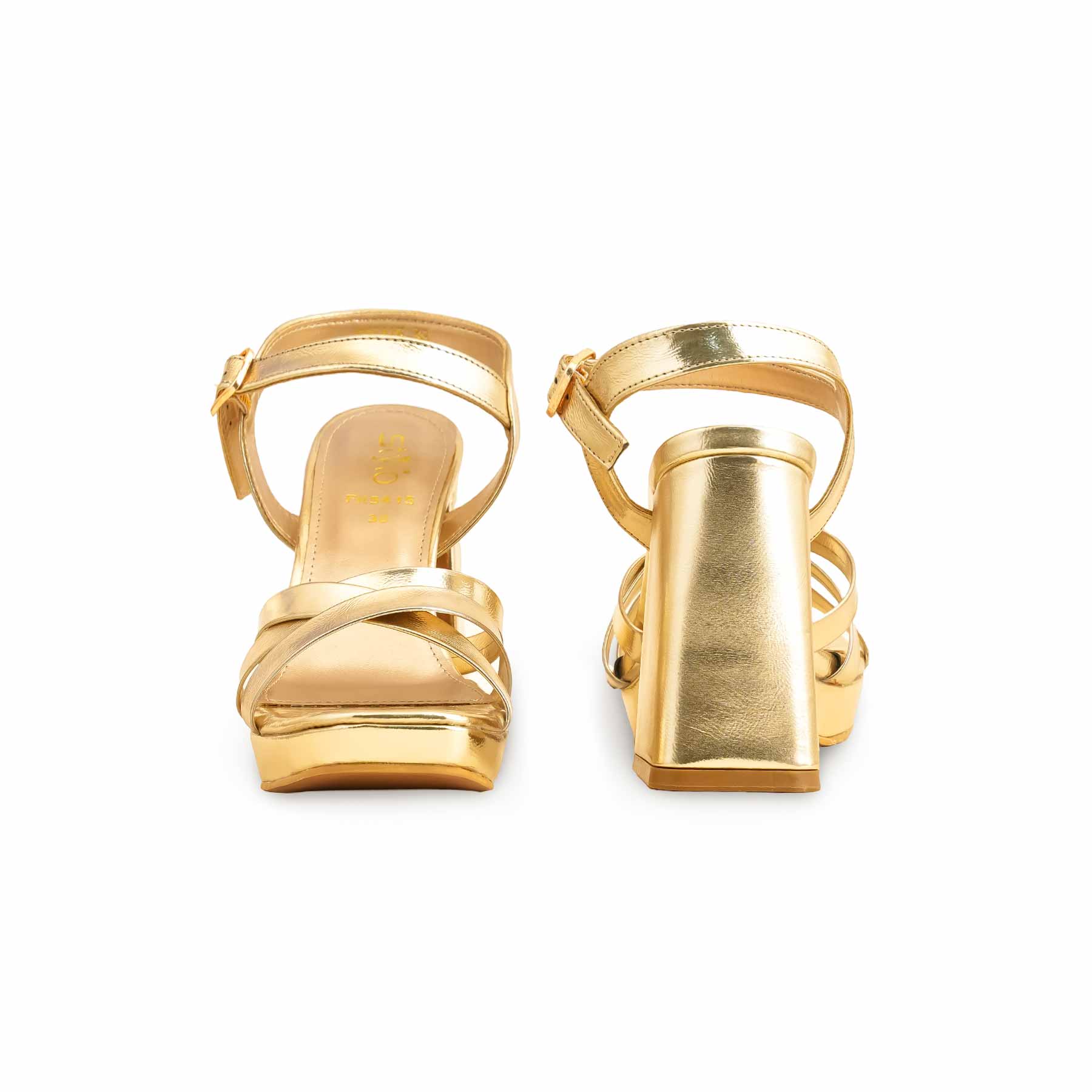 Golden Formal Women Sandal FR5415 - Image 4