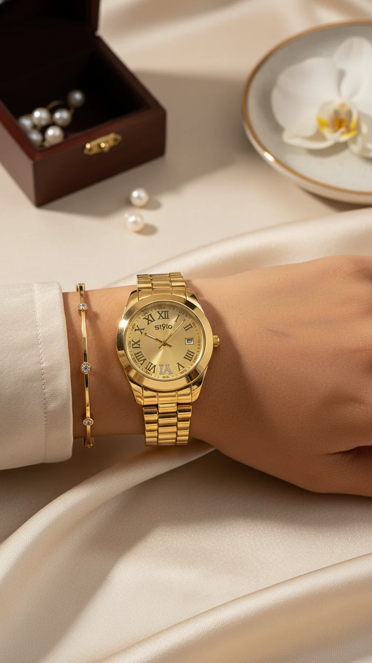 Golden Ladies Watch J34018