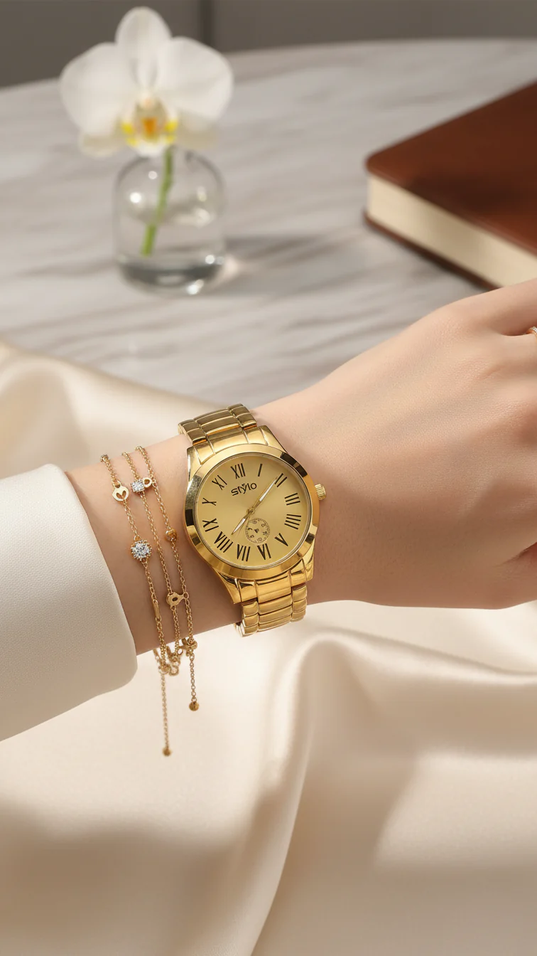 Golden Ladies Watch J34028