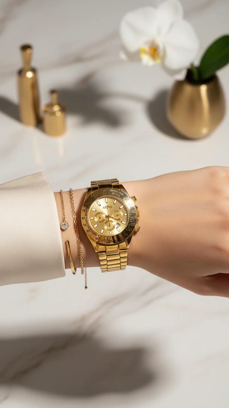 Golden Ladies Watch J34029
