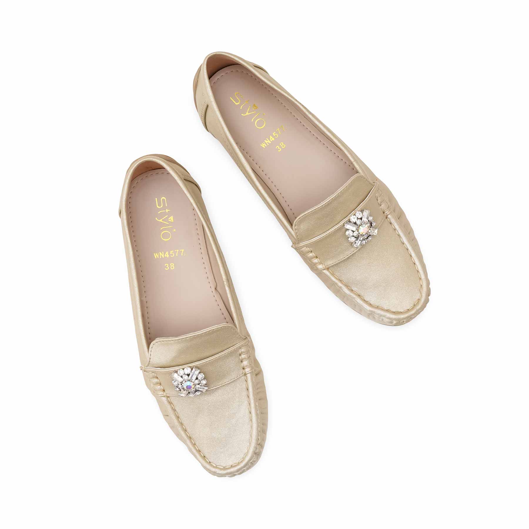 Golden Moccasin For Women WN4577 - Image 5