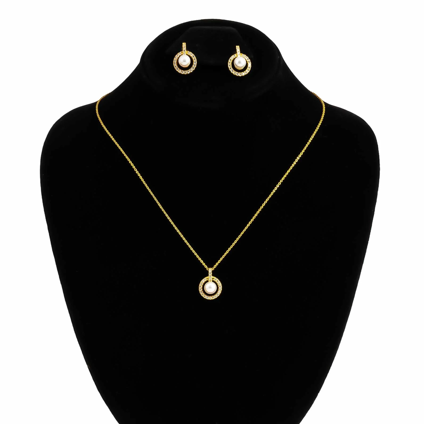 GOLDEN PENDANT  SET J42954 - Image 2