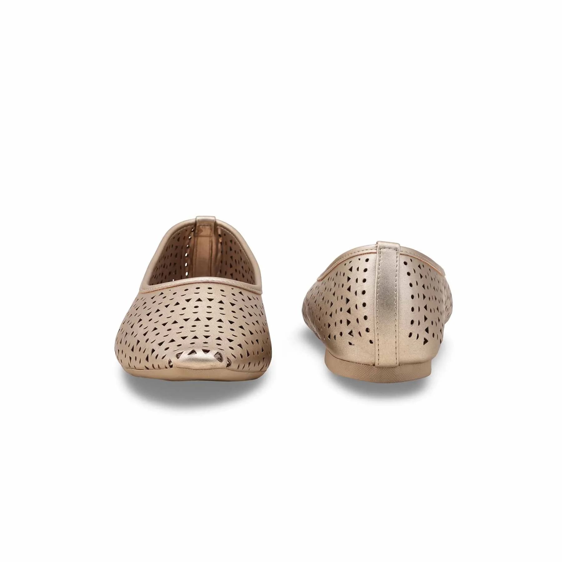 Golden Pumps For Women LWN423 - Image 5