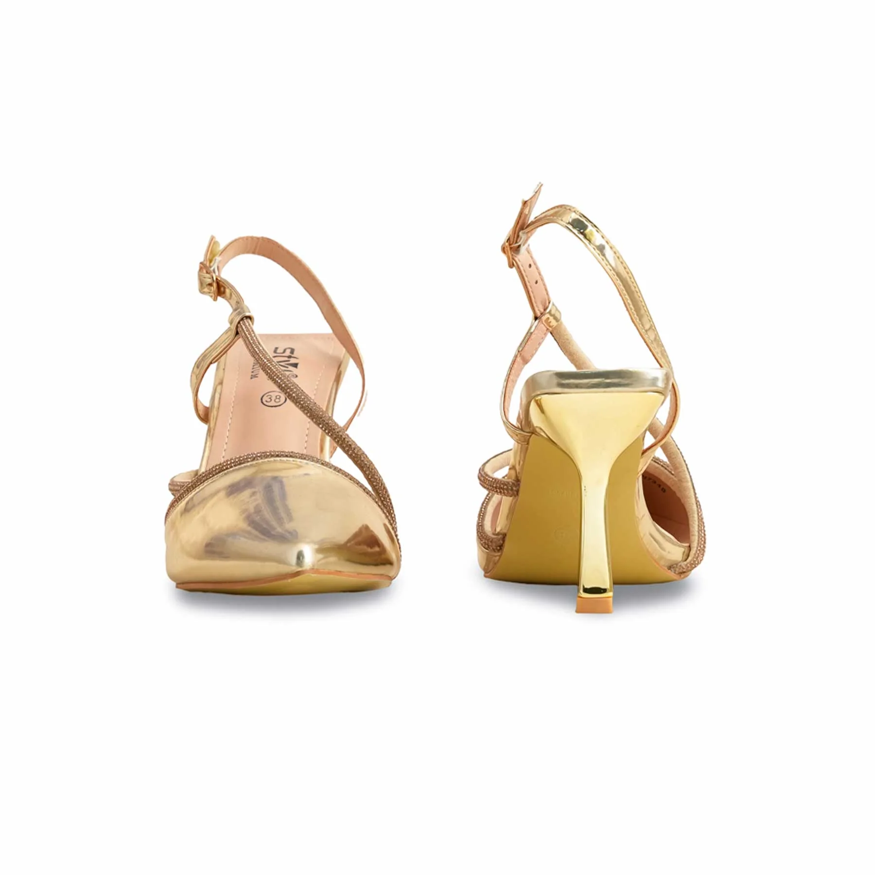 Golden Women Court Shoes WN7348 - Image 3