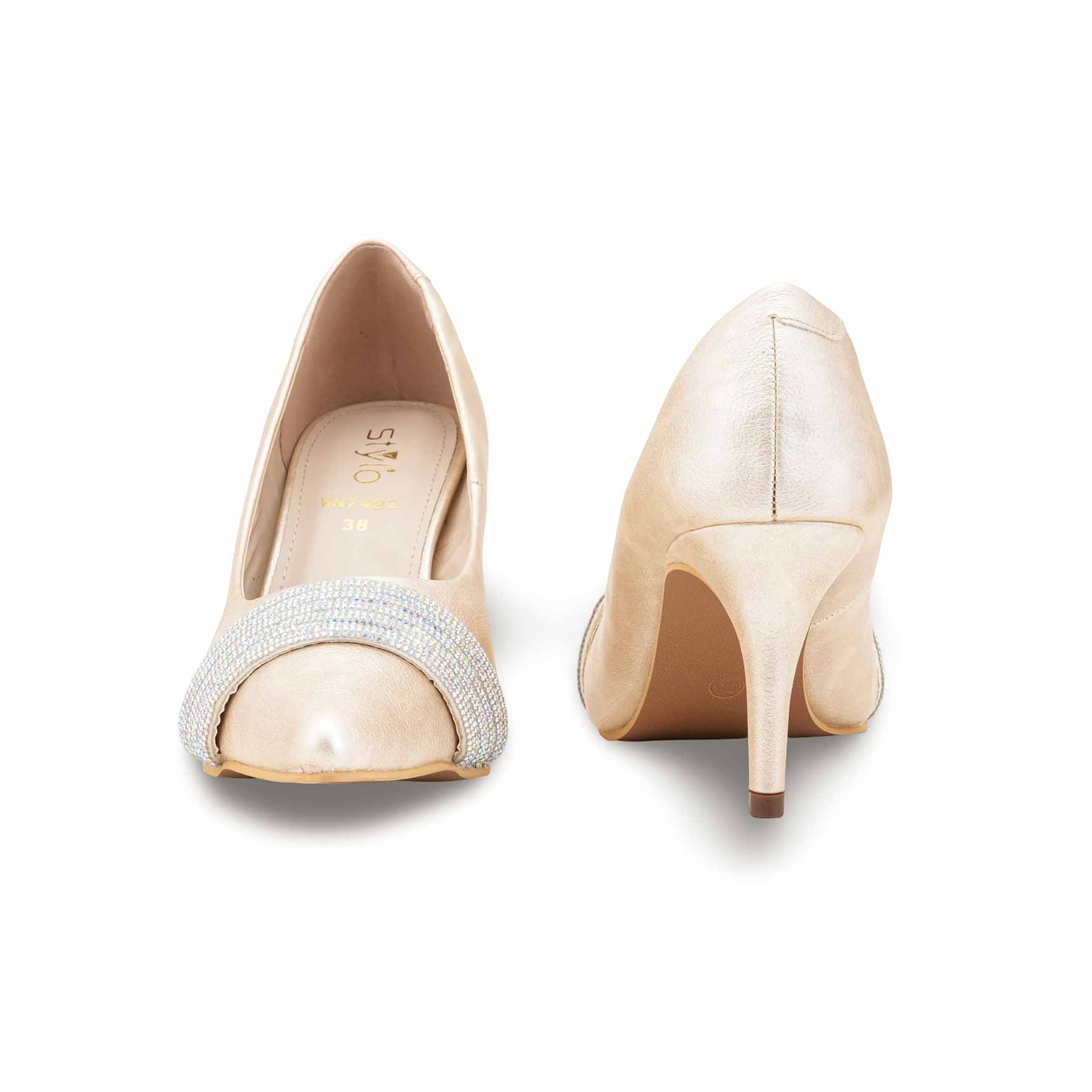 Golden Women Court Shoes WN7492 - Image 4