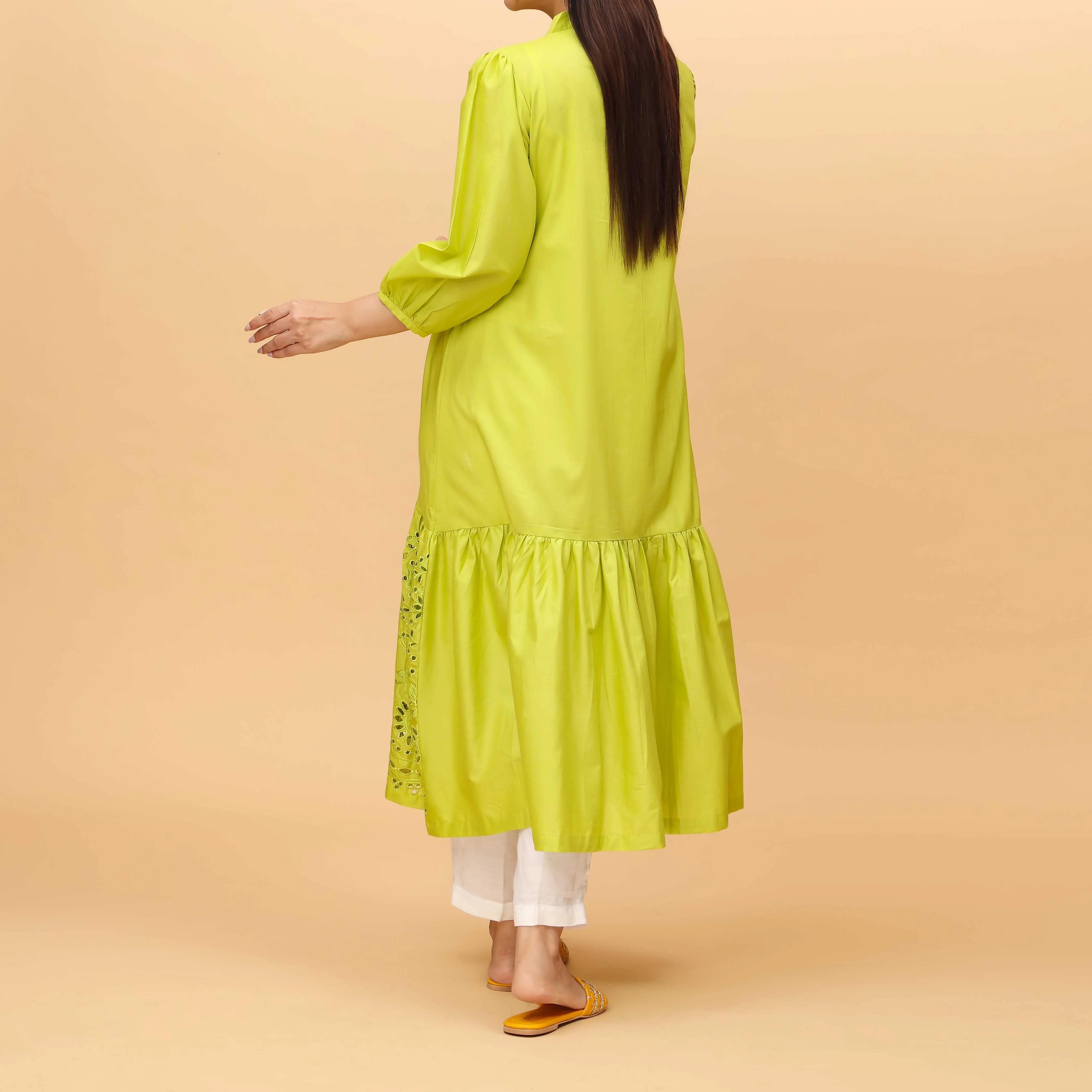 1PC Cambric Long Shirt PS4039 - Image 3