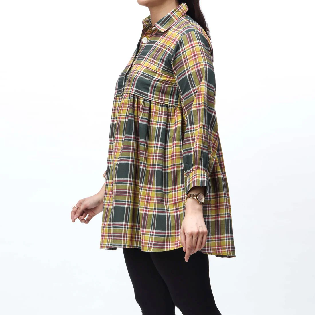 1PC- Cotton Checkered Top PS4302 - Image 2