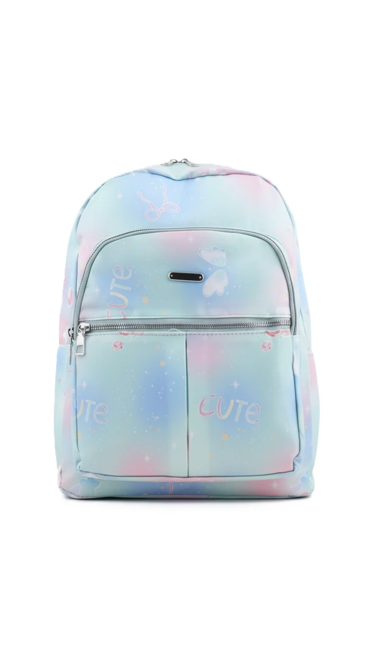 Green Casual Back Pack For Ladies P47474 - Image 3