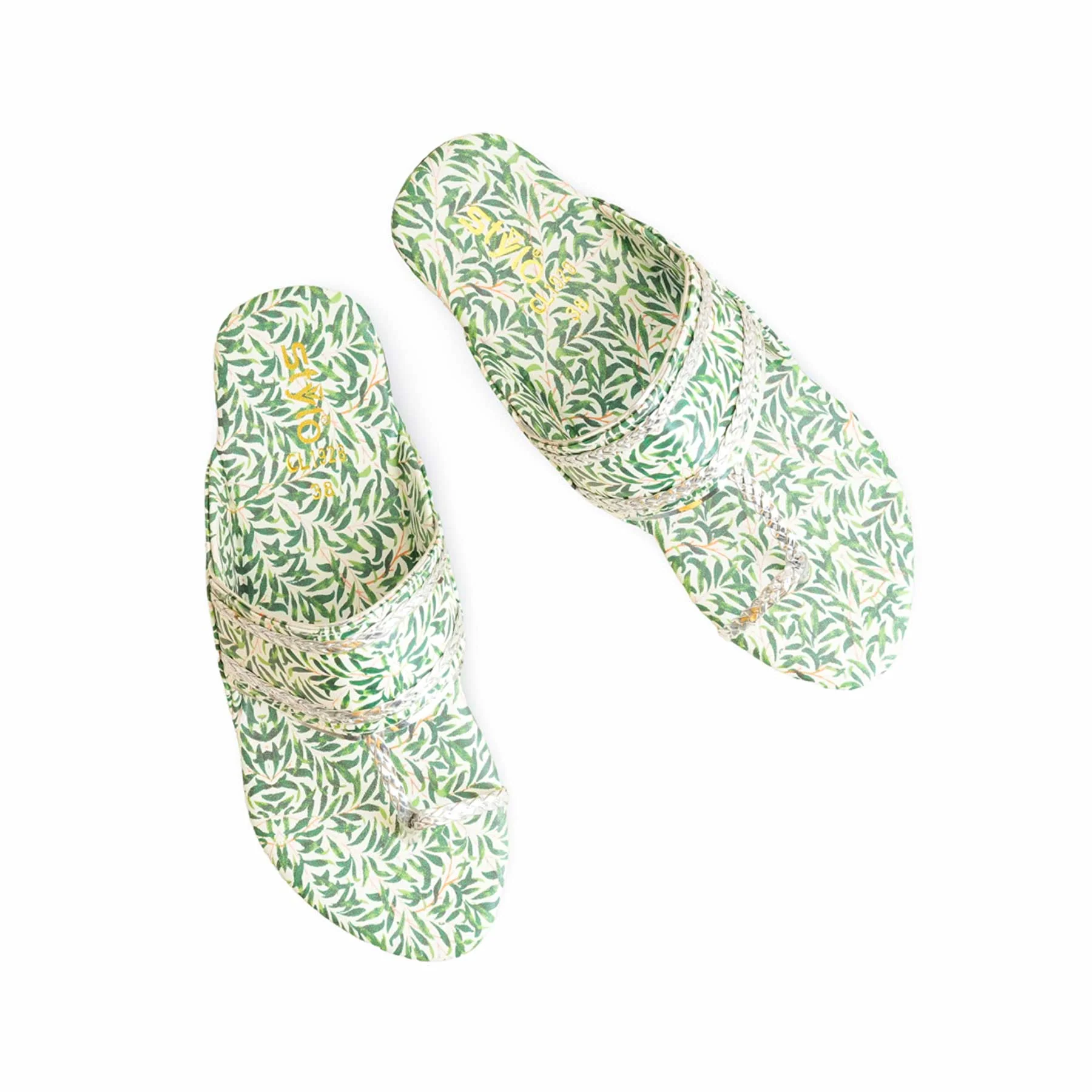 Green Casual Chappal CL1928 - Image 5