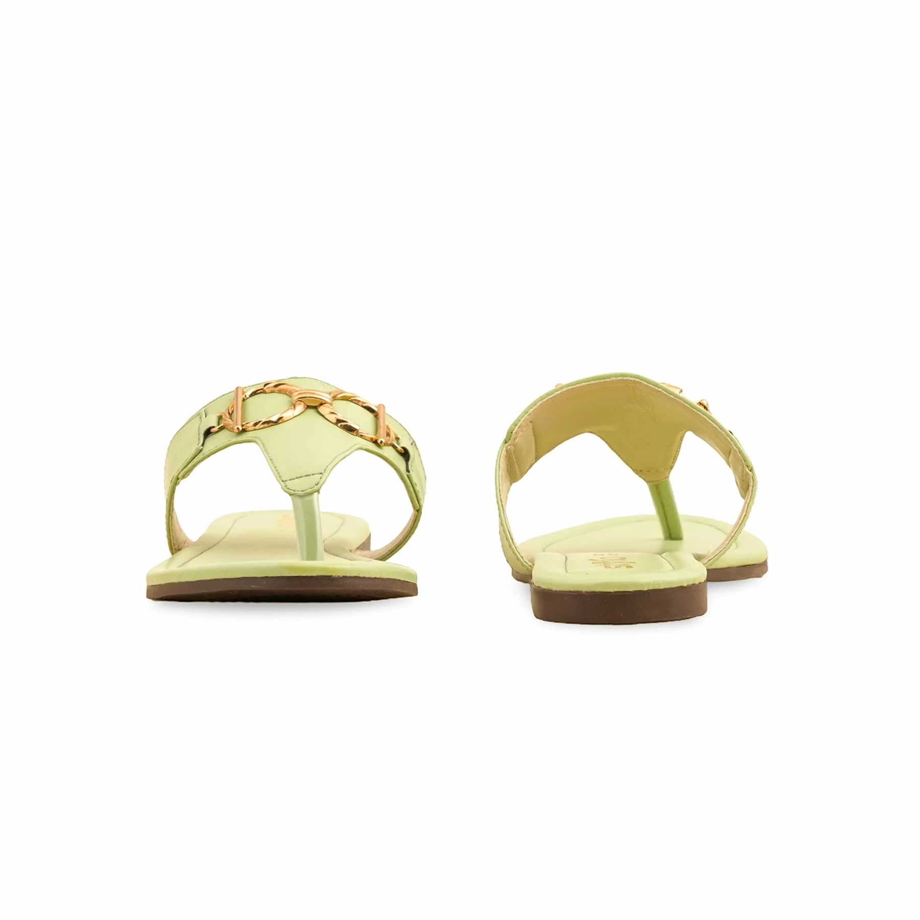 Green Casual Chappal CL2046 - Image 4