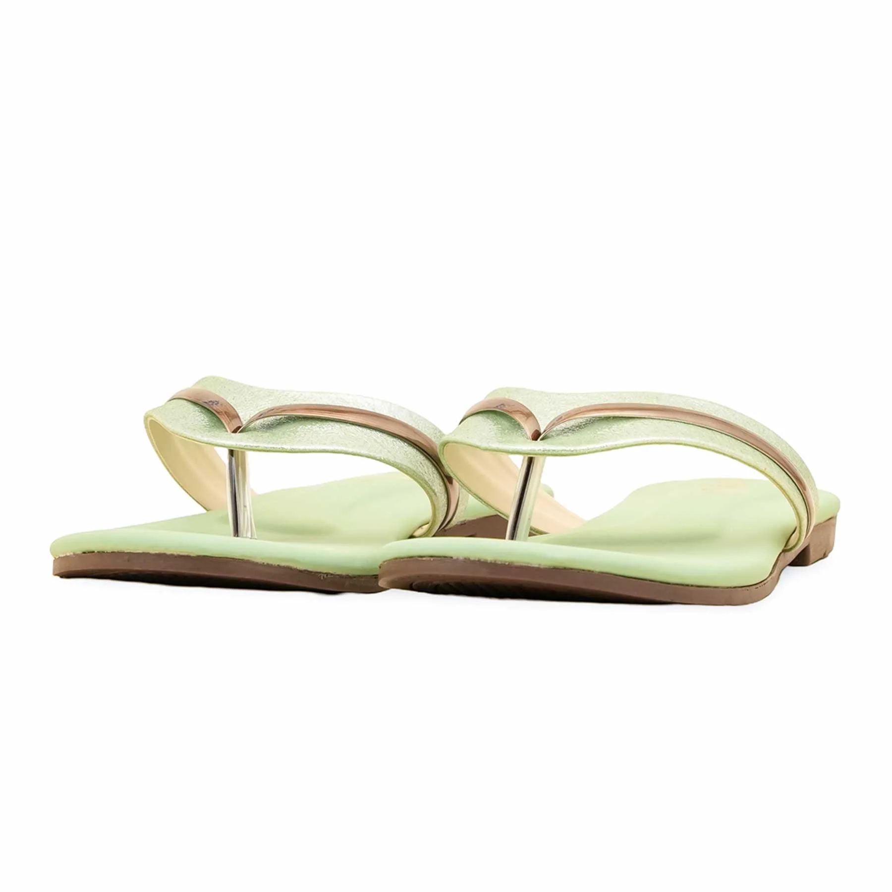 Green Casual Chappal CL2053 - Image 3