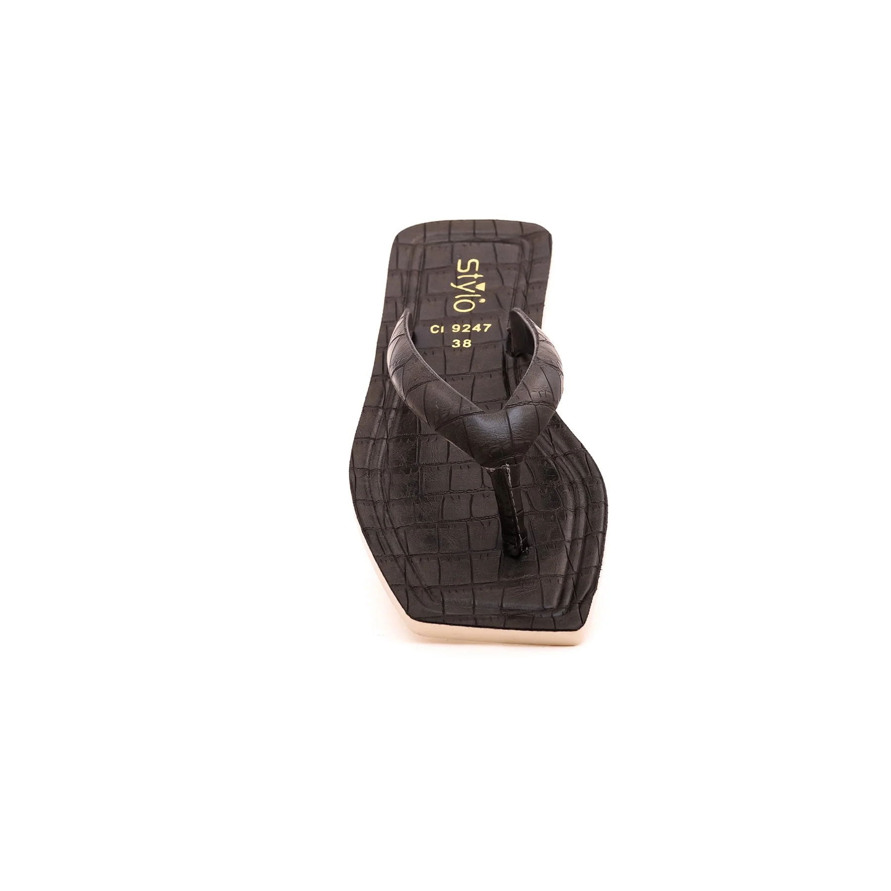 Green Casual Chappal Cl9247 - Image 4