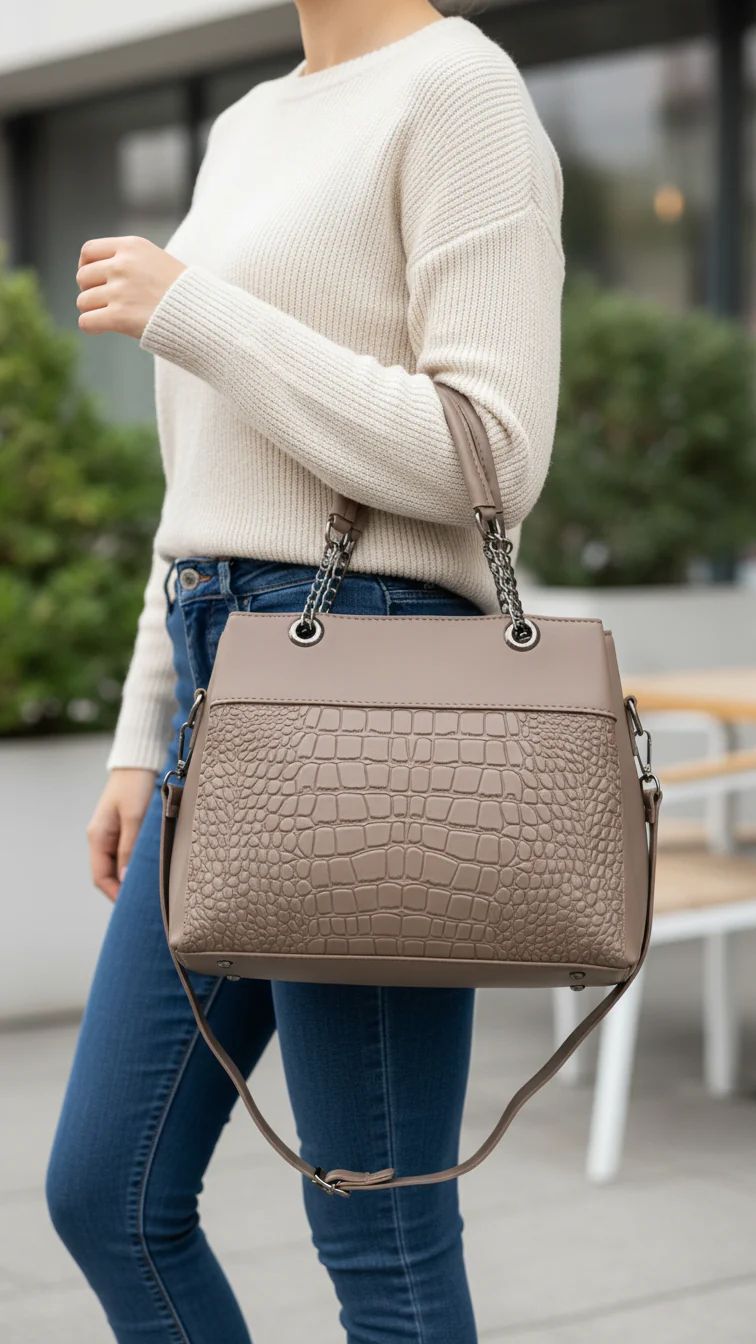 Green Casual Hand Bag For Women P56263