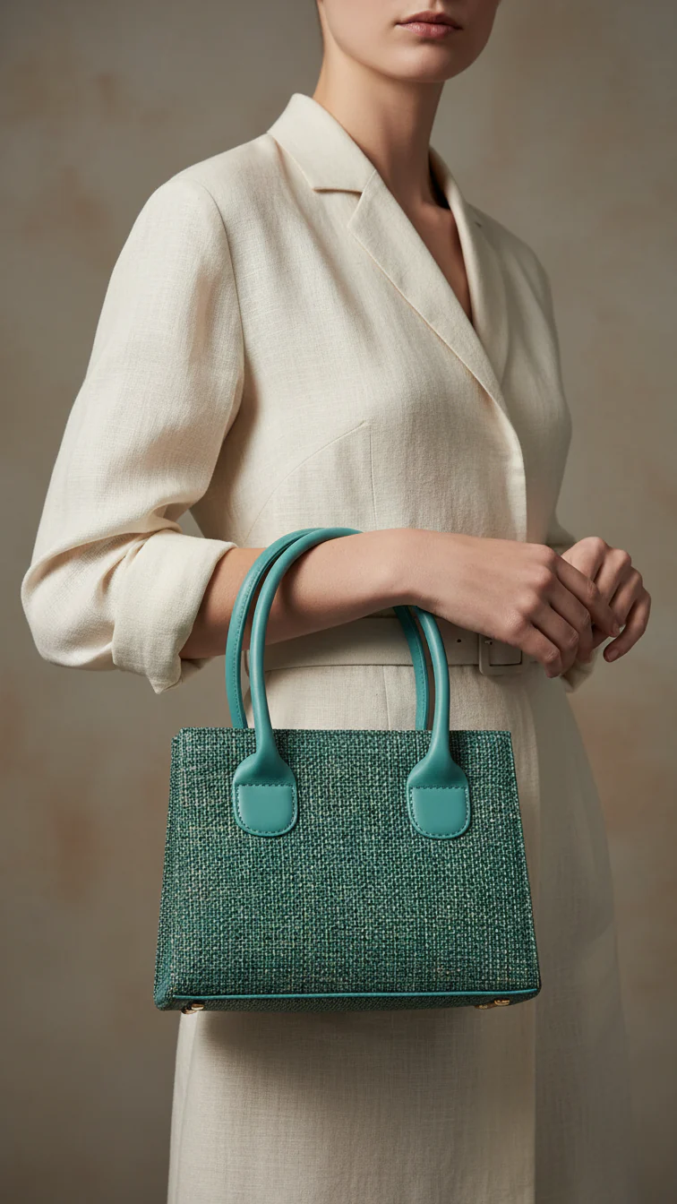 Green Casual Hand Bag For Women P56266