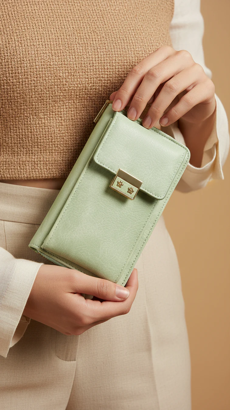 Green Casual Pouch P97633