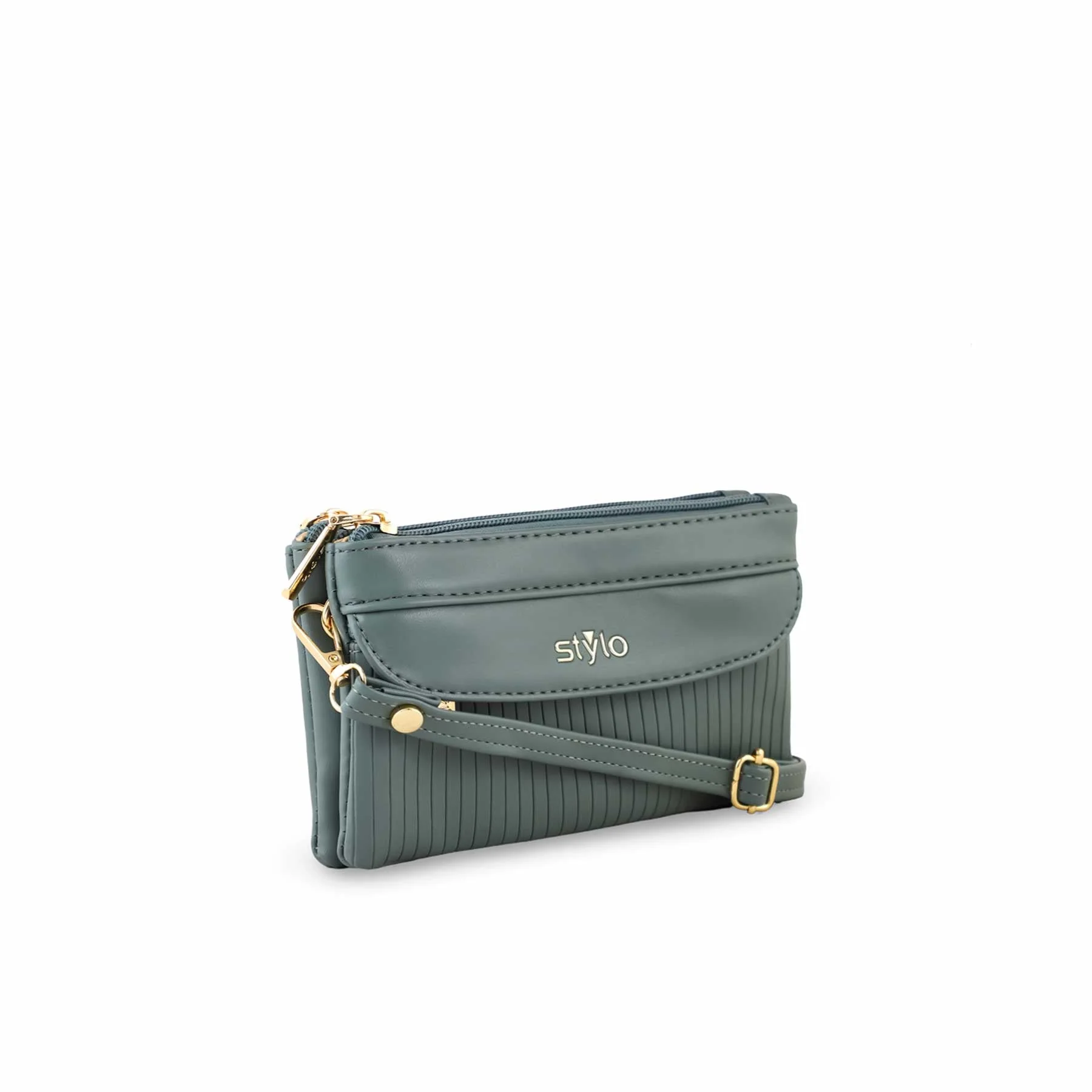 Green Casual Pouch P97646 - Image 3