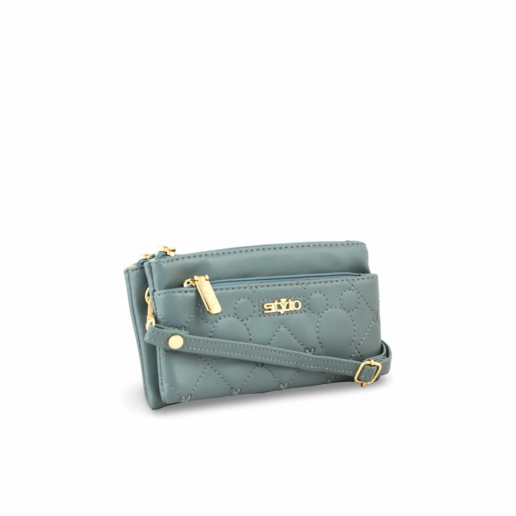Green Casual Pouch P97647 - Image 2