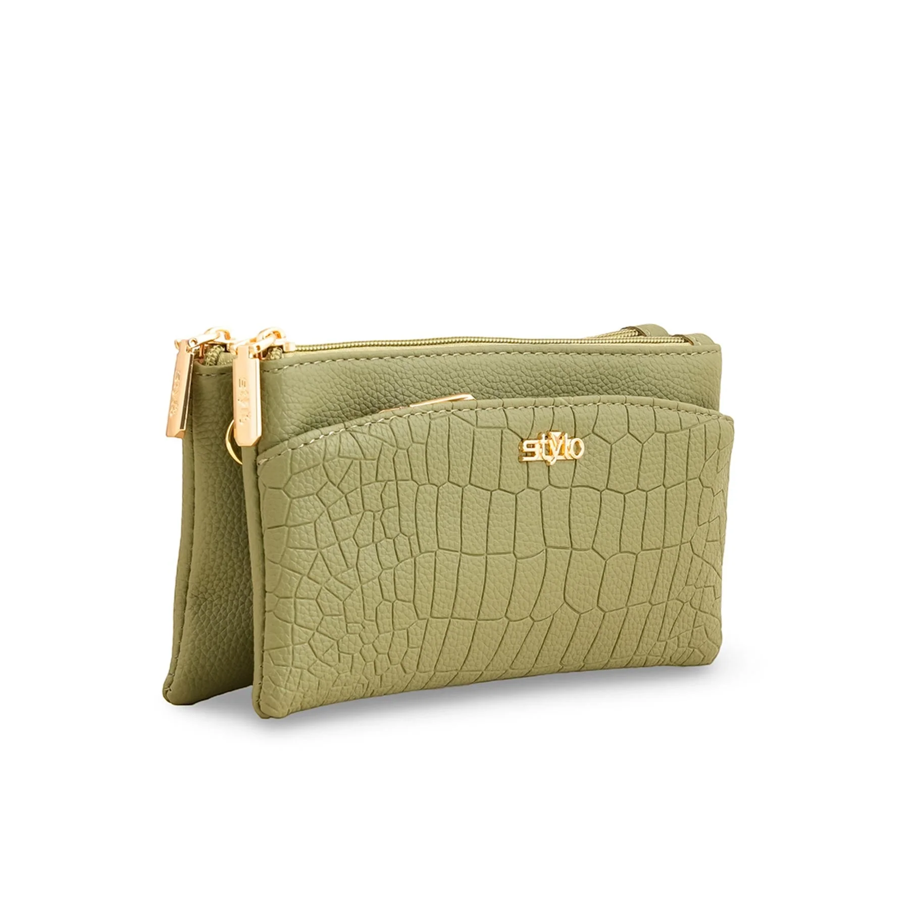 Green Casual Pouch P97650 - Image 3