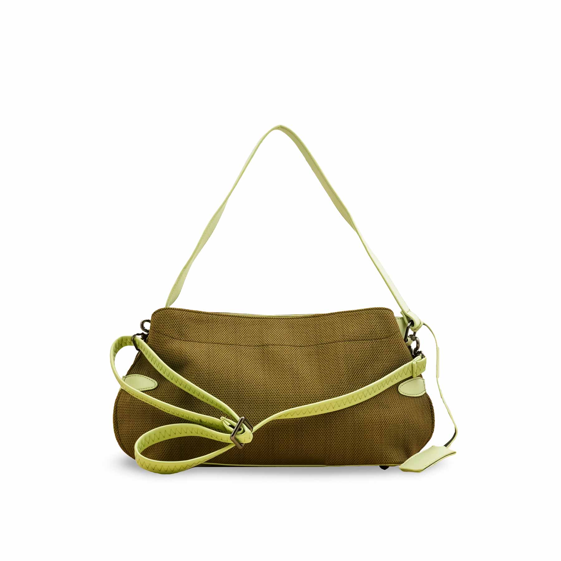 Green Casual Shoulder Bag For Ladies P55818 - Image 4